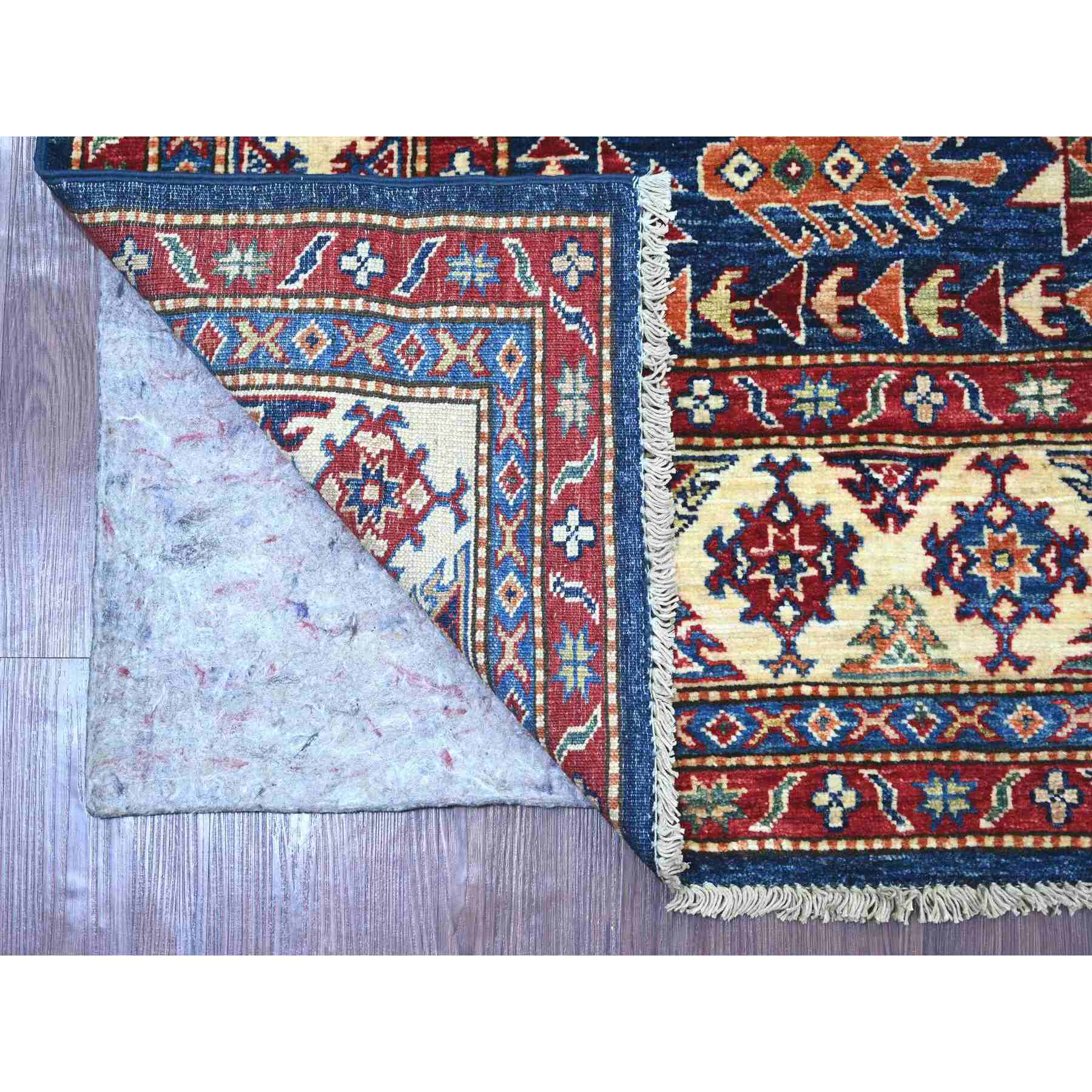 Tribal-Geometric-Hand-Knotted-Rug-111280