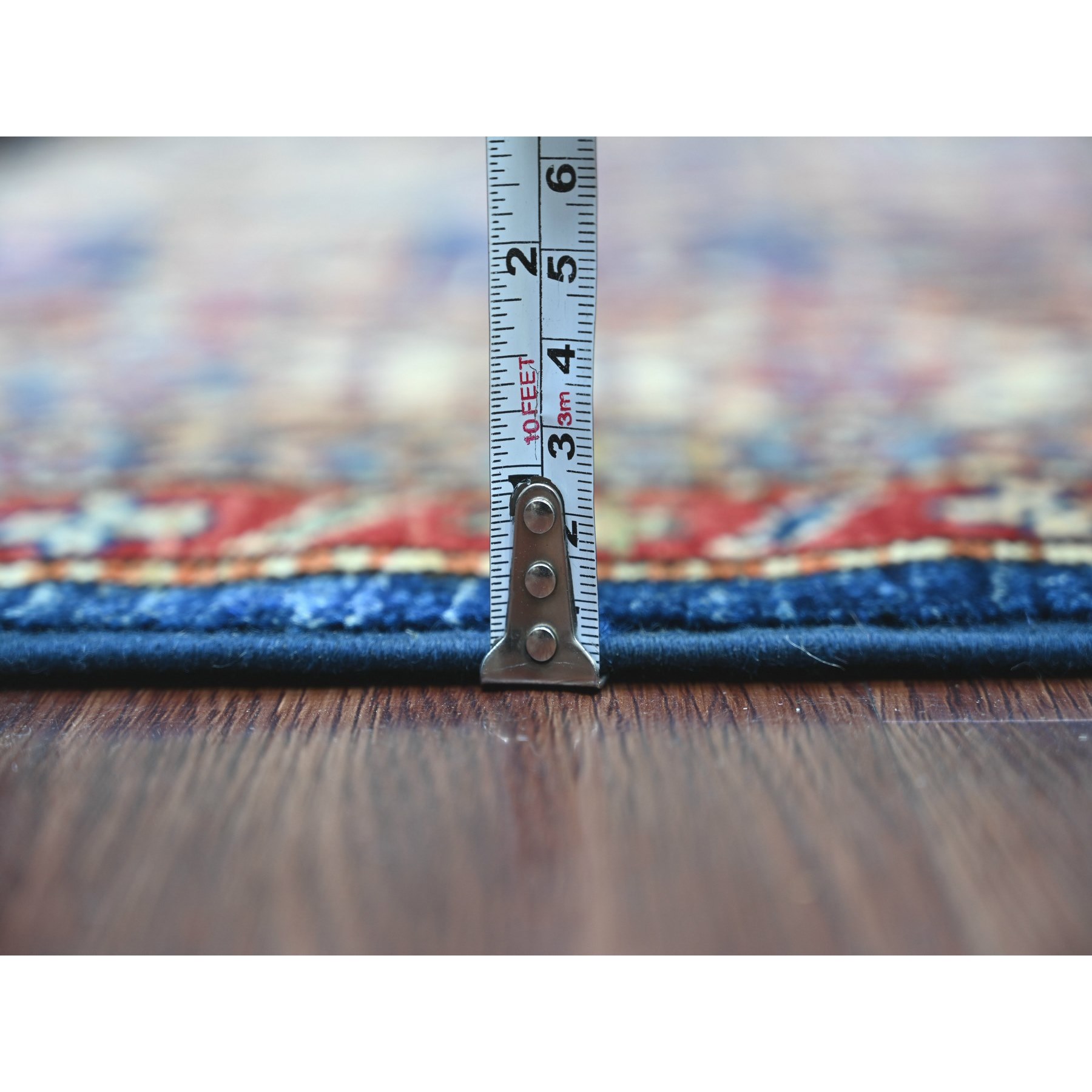 Tribal-Geometric-Hand-Knotted-Rug-111280