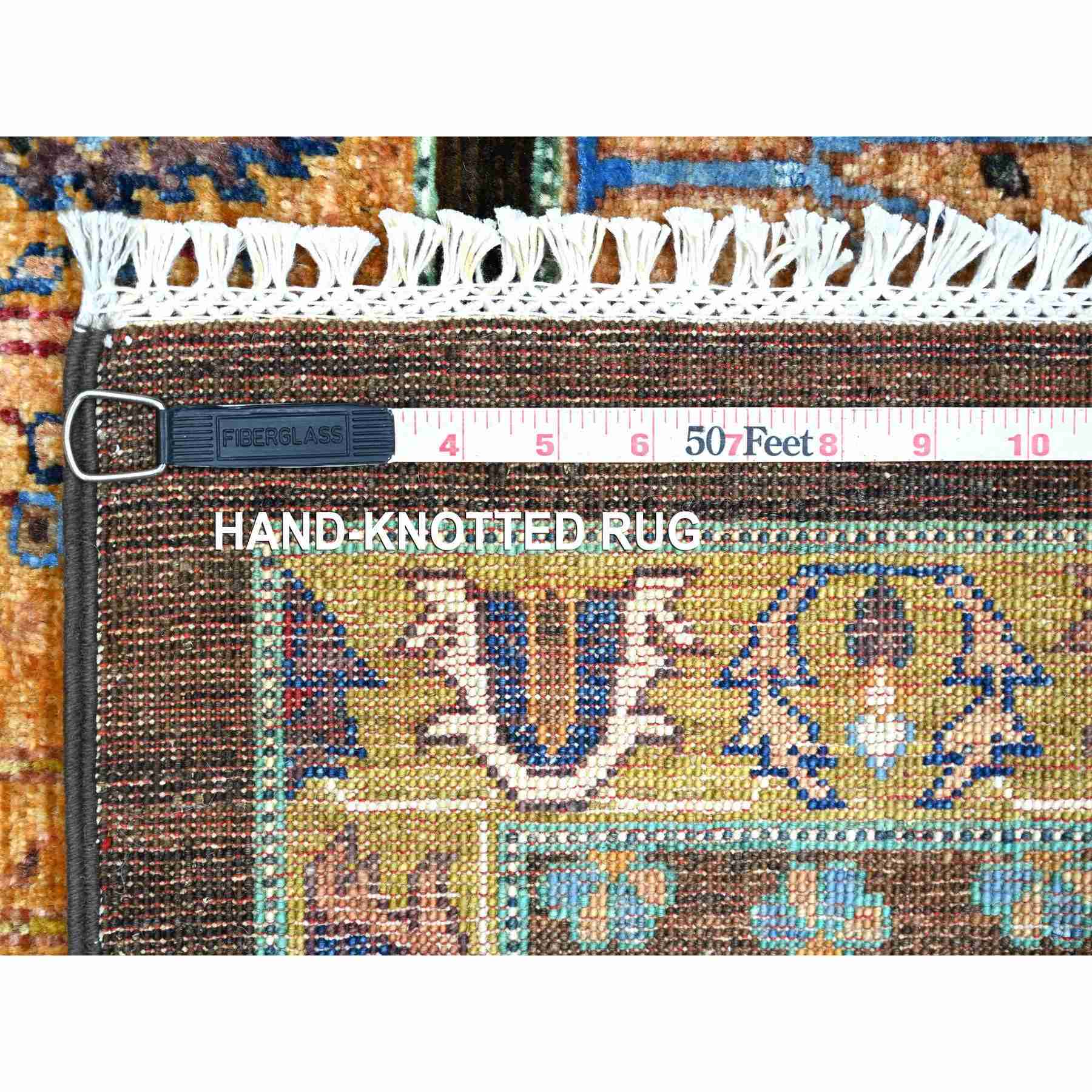 Tribal-Geometric-Hand-Knotted-Rug-111285