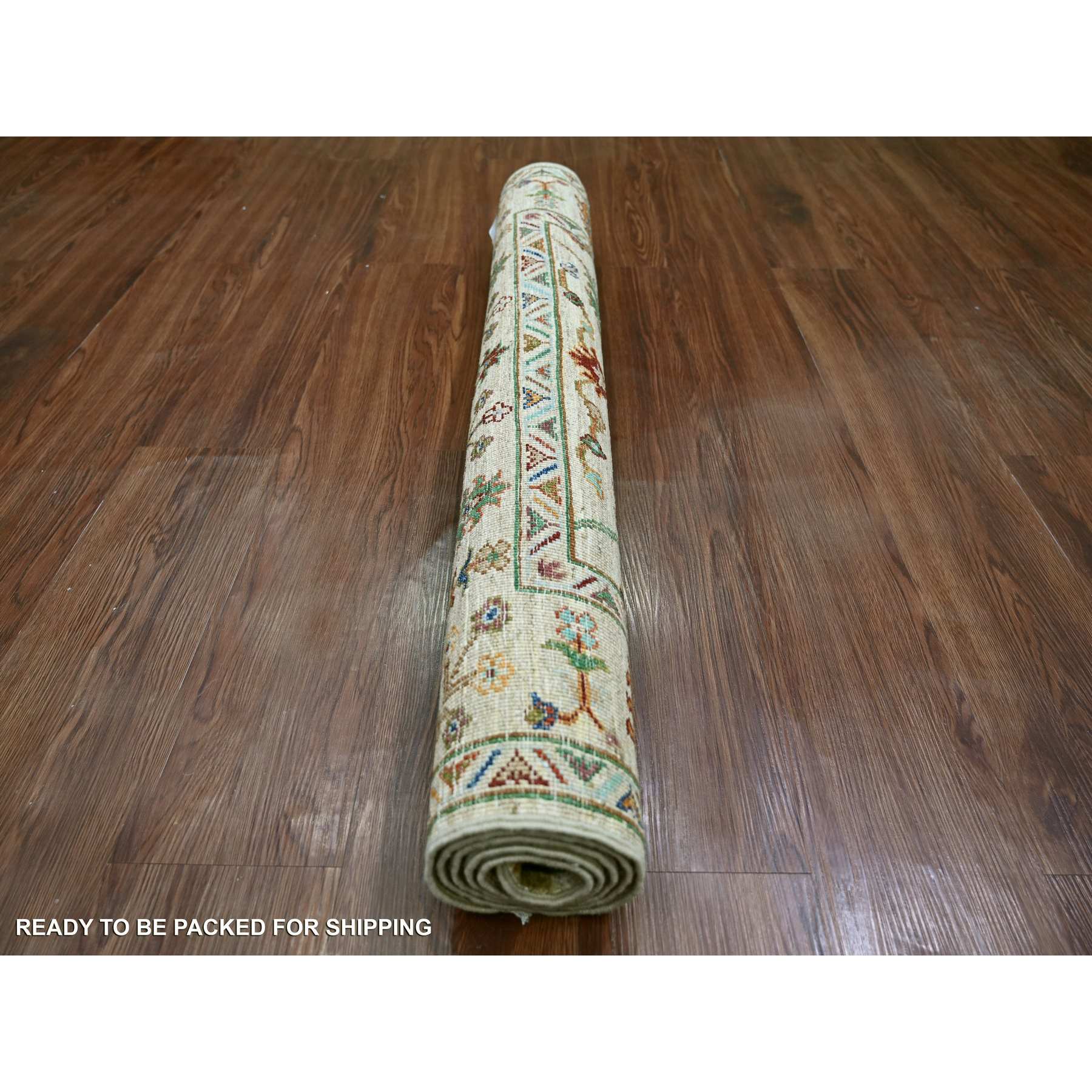 Tribal-Geometric-Hand-Knotted-Rug-111290