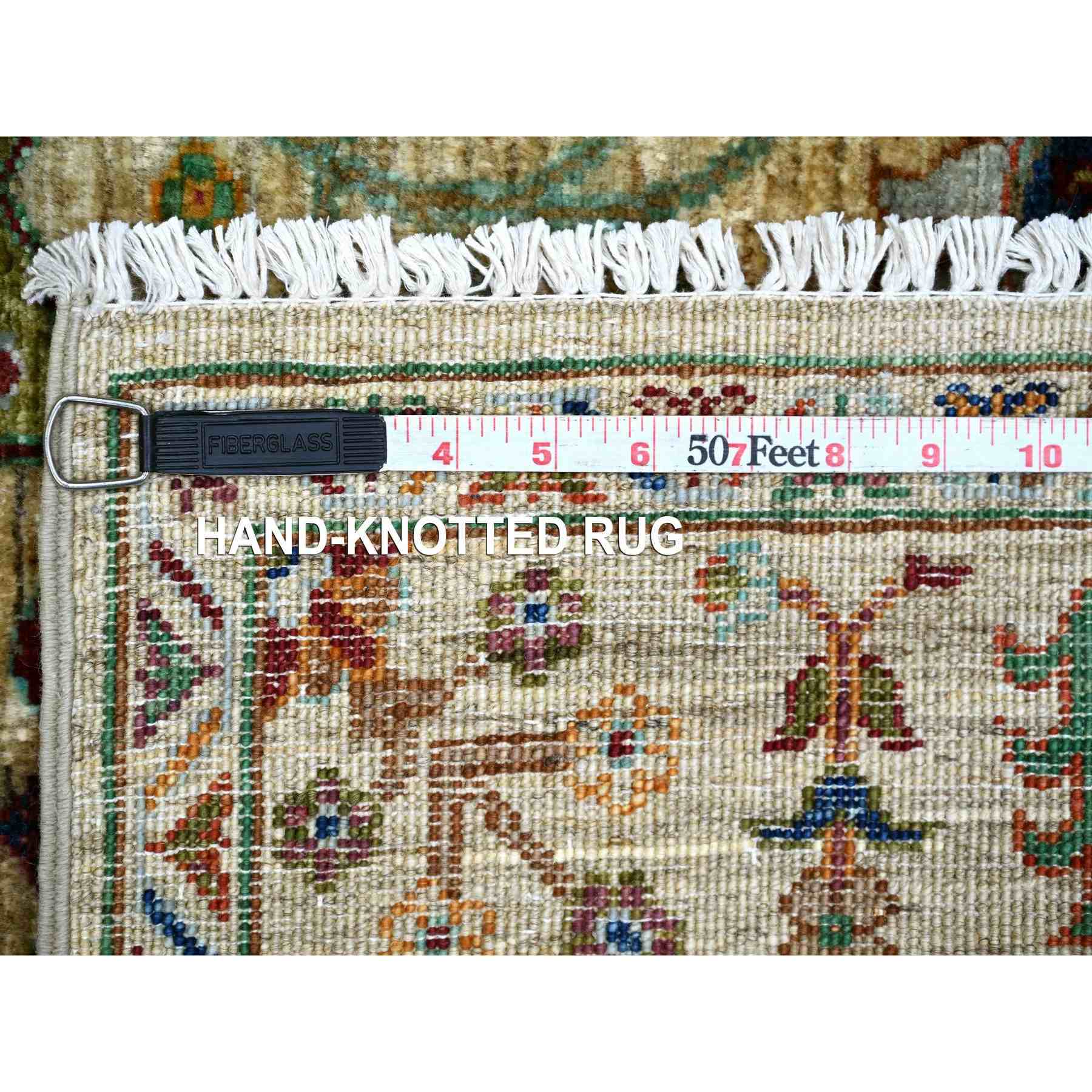 Tribal-Geometric-Hand-Knotted-Rug-111290