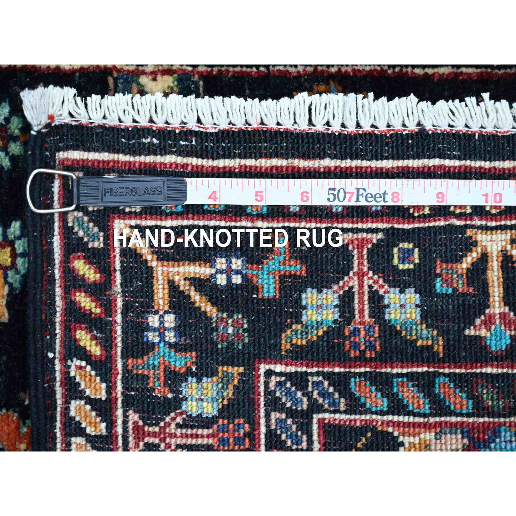 Tribal-Geometric-Hand-Knotted-Rug-111300