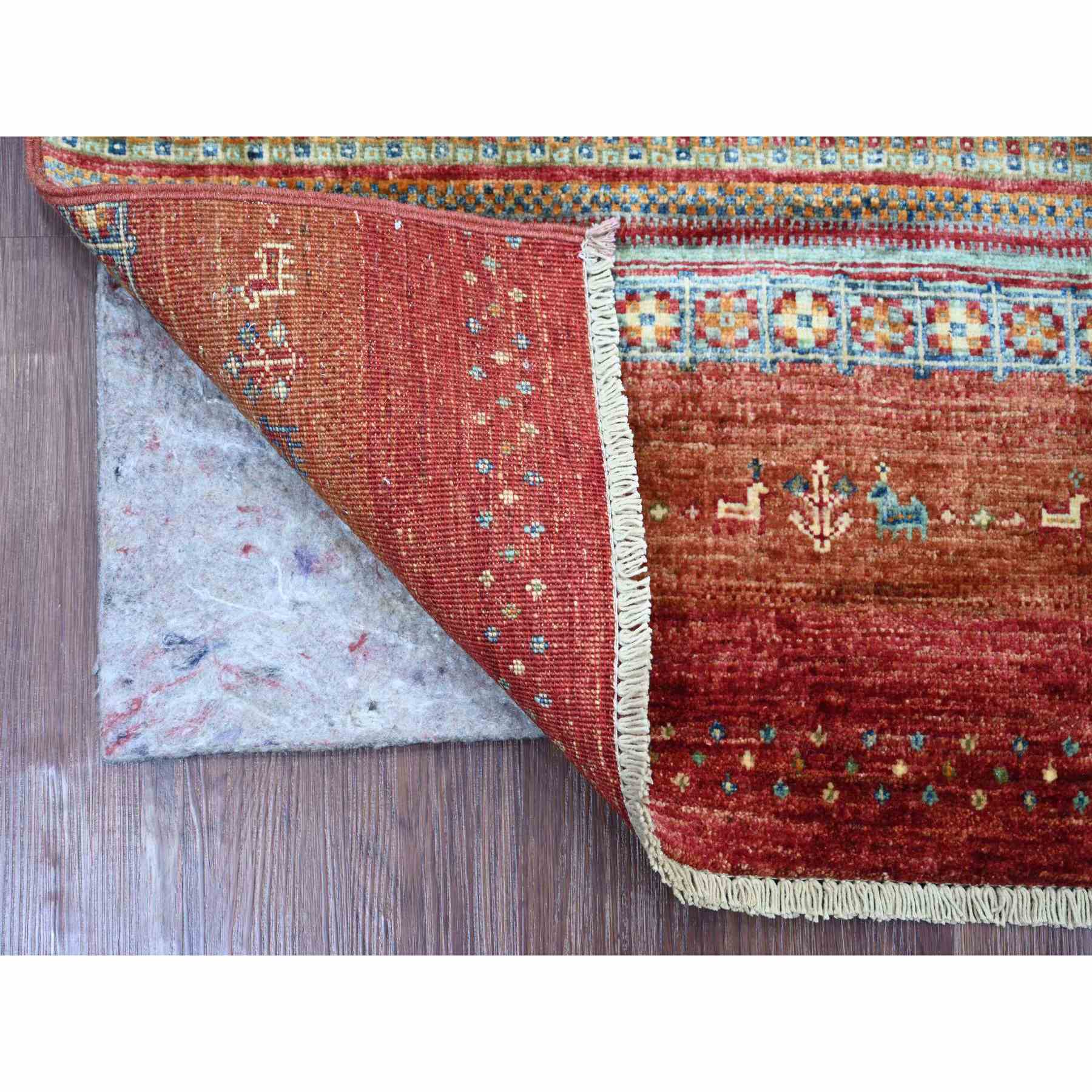 Tribal-Geometric-Hand-Knotted-Rug-111305