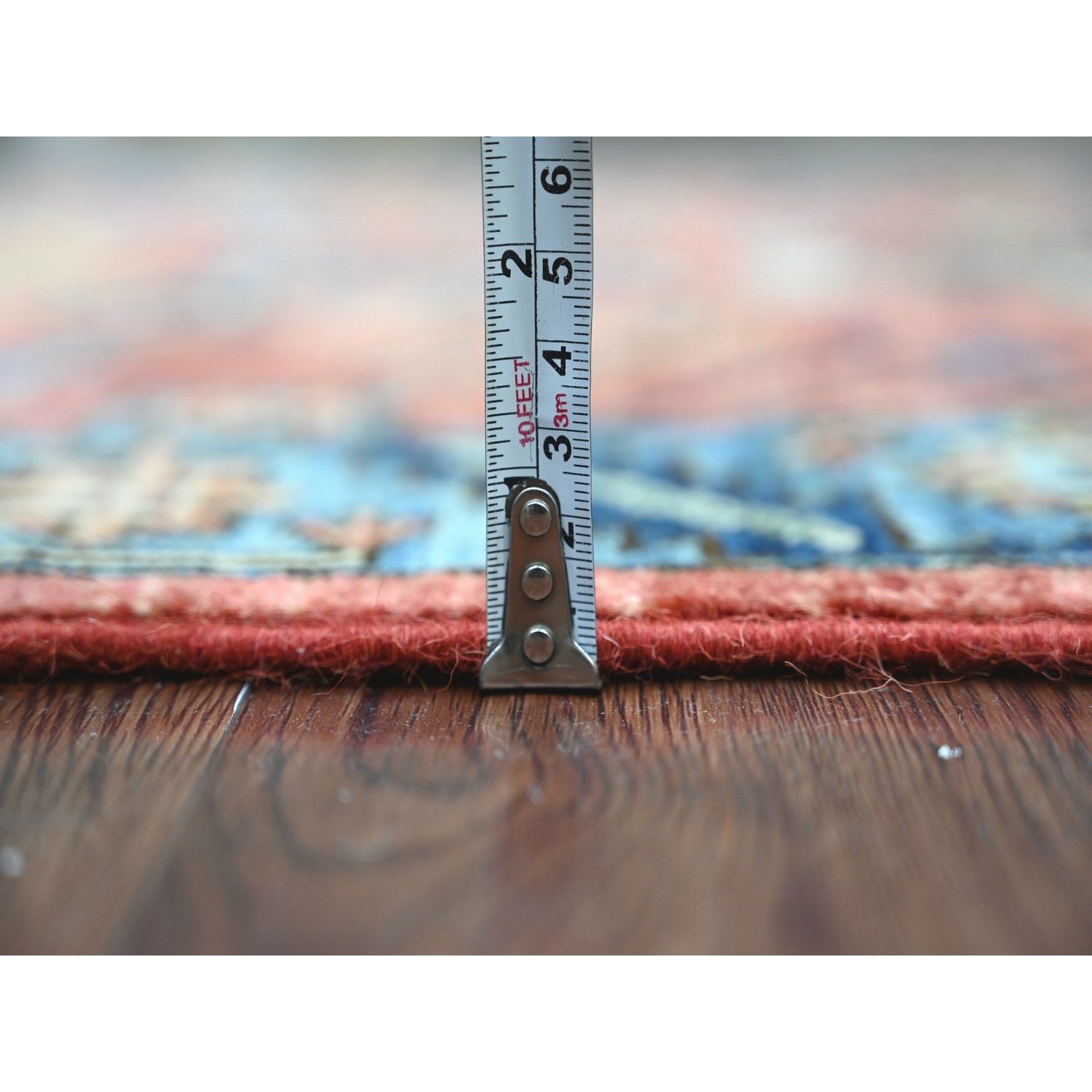 Tribal-Geometric-Hand-Knotted-Rug-111590