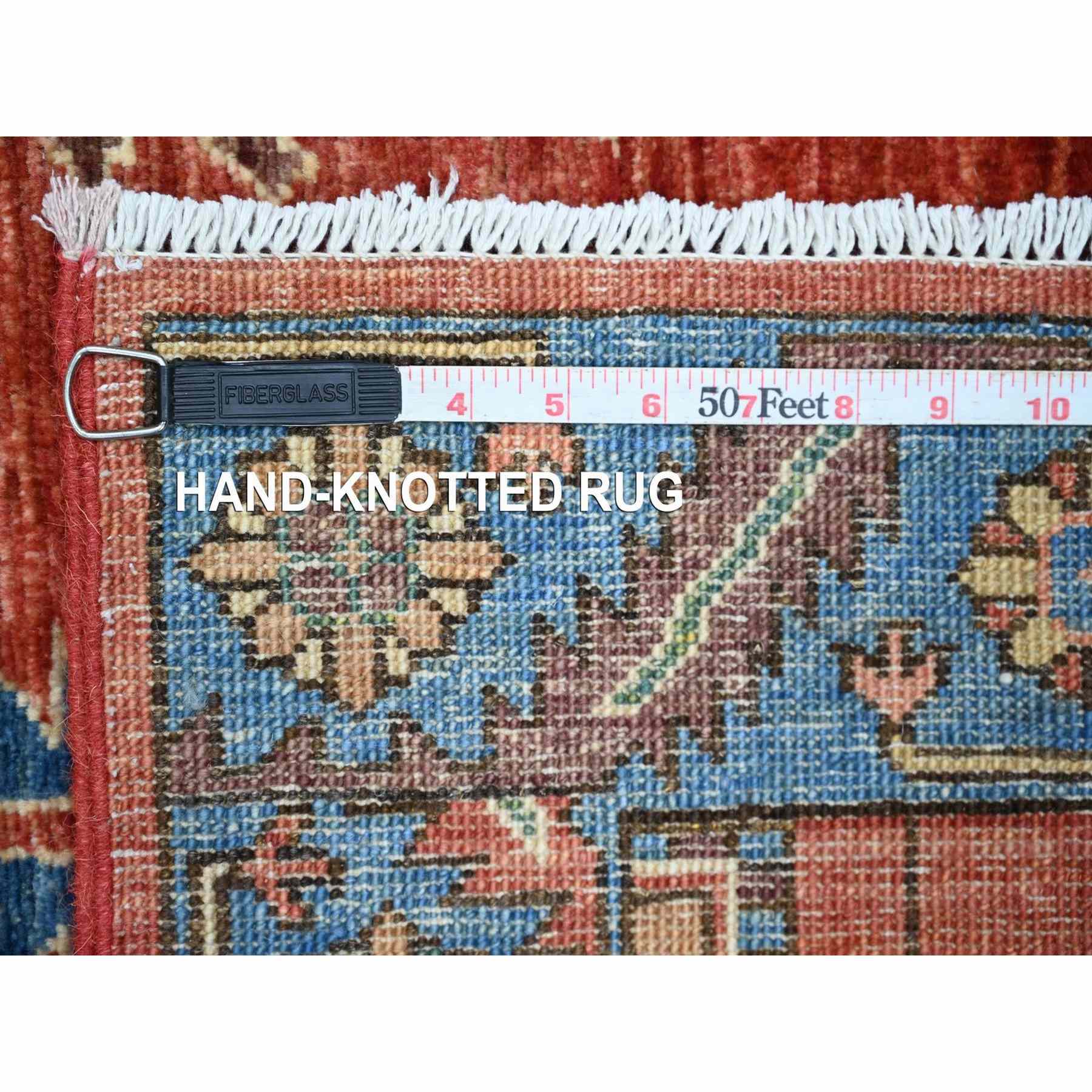 Tribal-Geometric-Hand-Knotted-Rug-111590