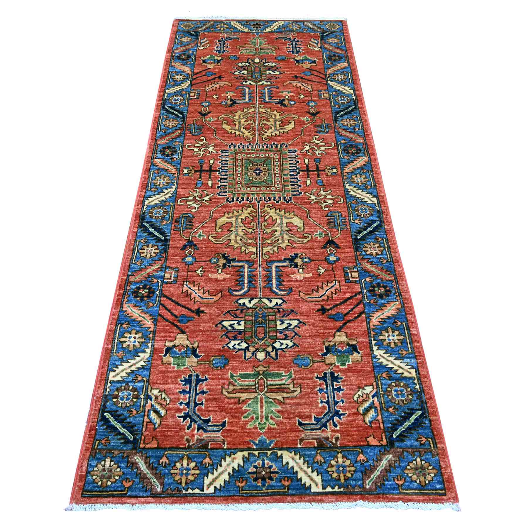 Tribal-Geometric-Hand-Knotted-Rug-111600