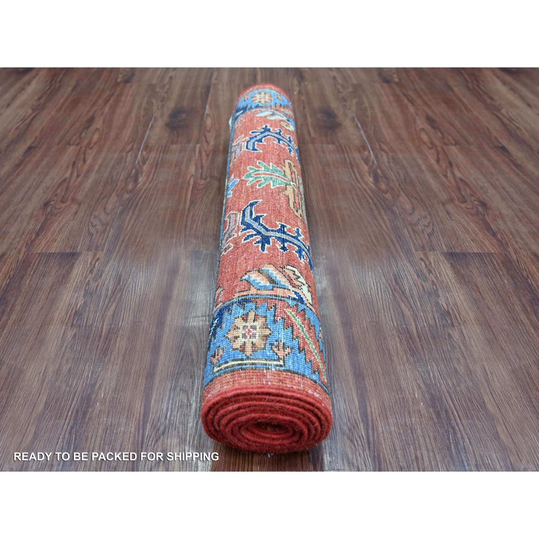 Tribal-Geometric-Hand-Knotted-Rug-111600