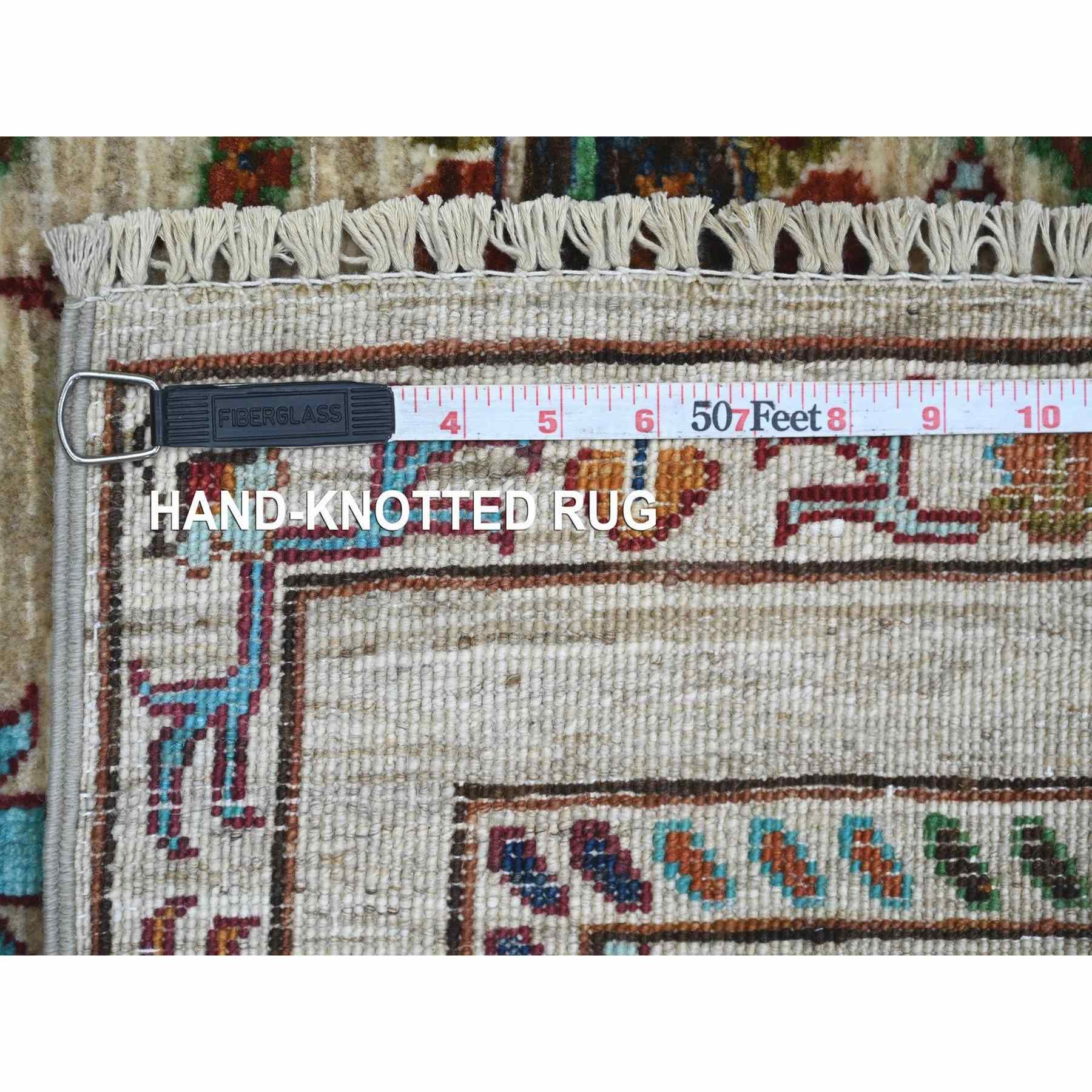Tribal-Geometric-Hand-Knotted-Rug-111630