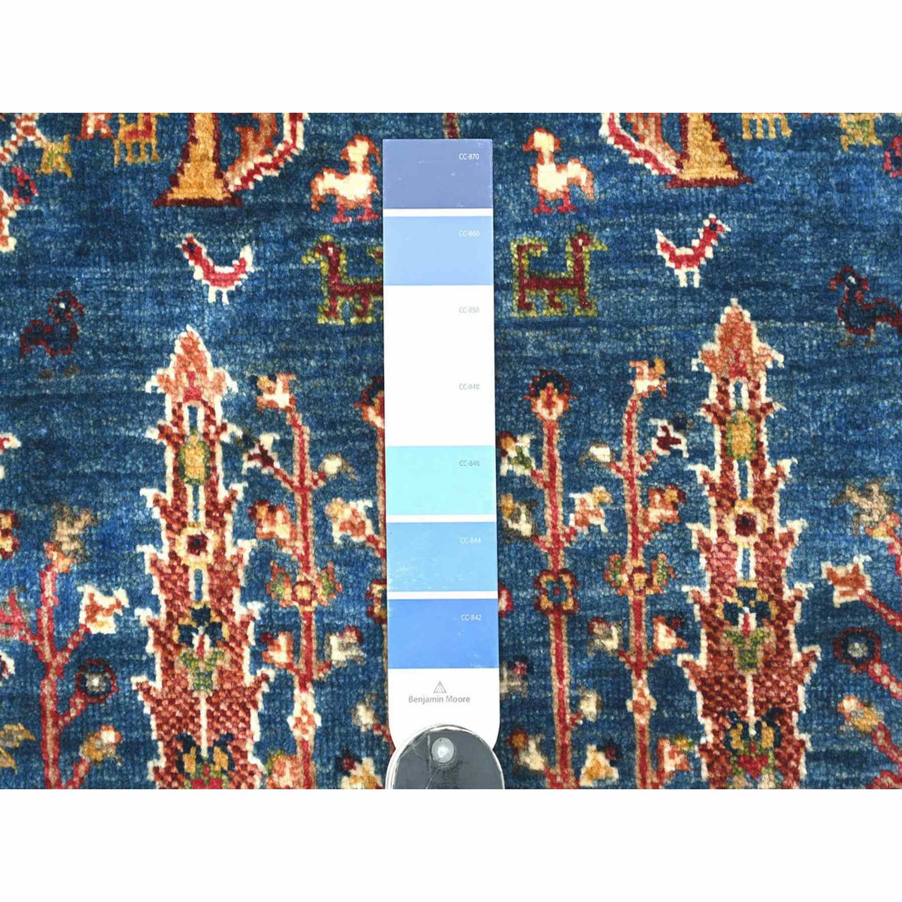 Tribal-Geometric-Hand-Knotted-Rug-111640