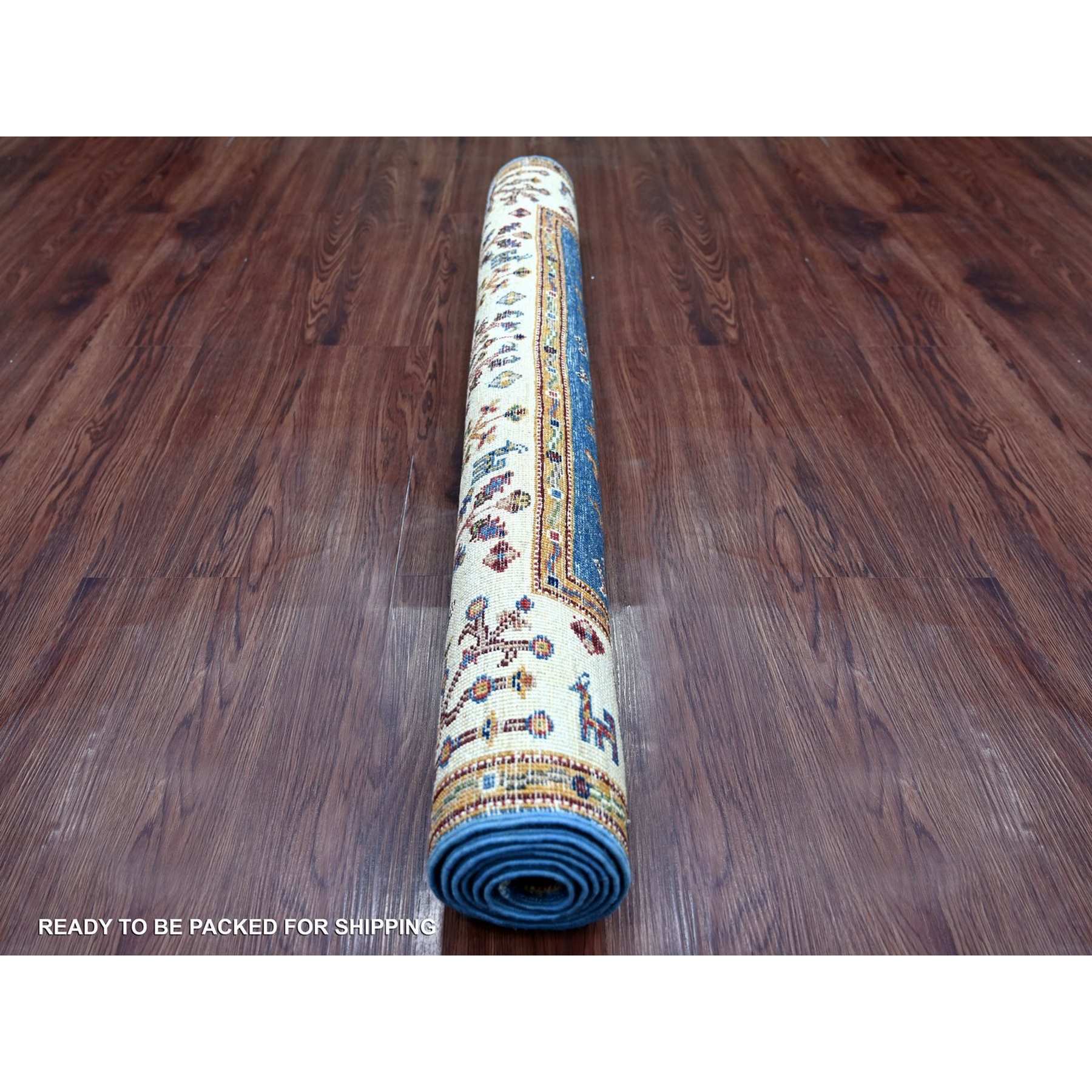 Tribal-Geometric-Hand-Knotted-Rug-111640