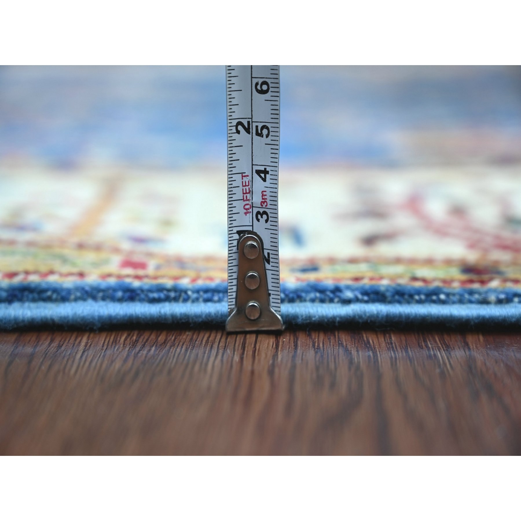 Tribal-Geometric-Hand-Knotted-Rug-111640