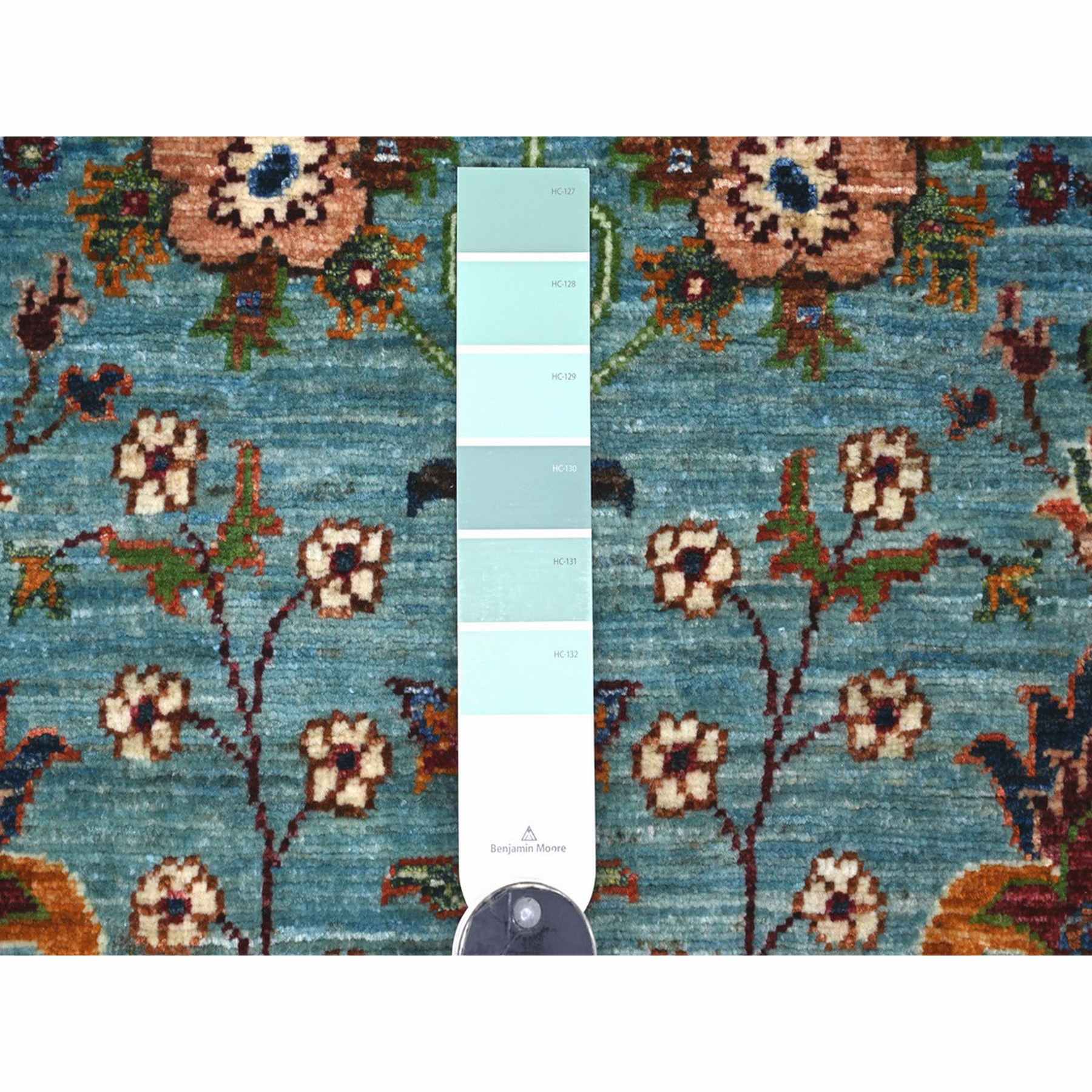 Tribal-Geometric-Hand-Knotted-Rug-111645