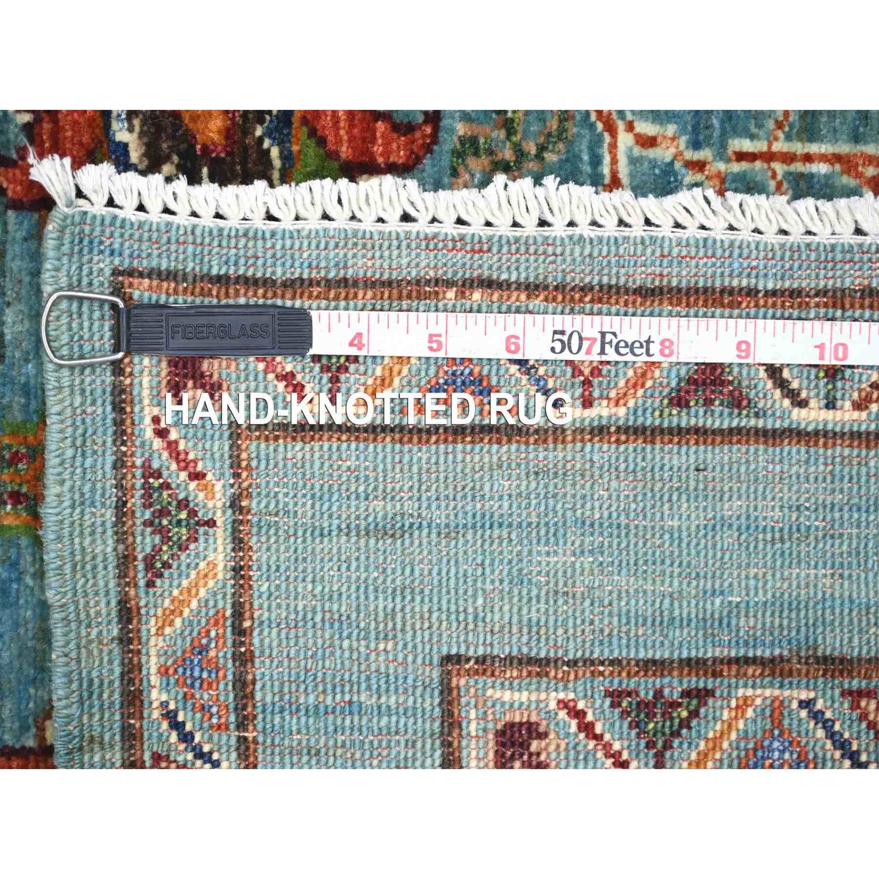Tribal-Geometric-Hand-Knotted-Rug-111645