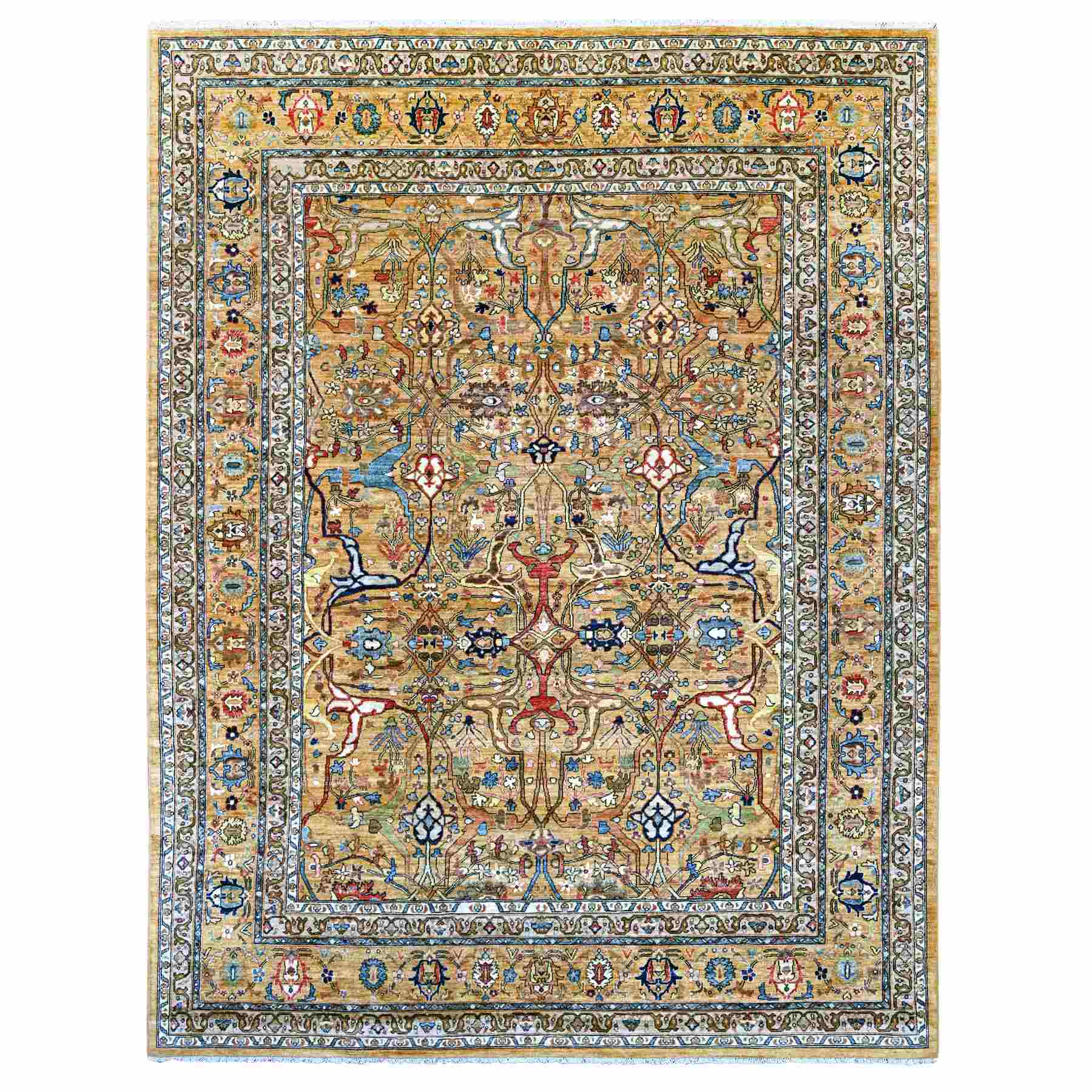 Tribal-Geometric-Hand-Knotted-Rug-111720