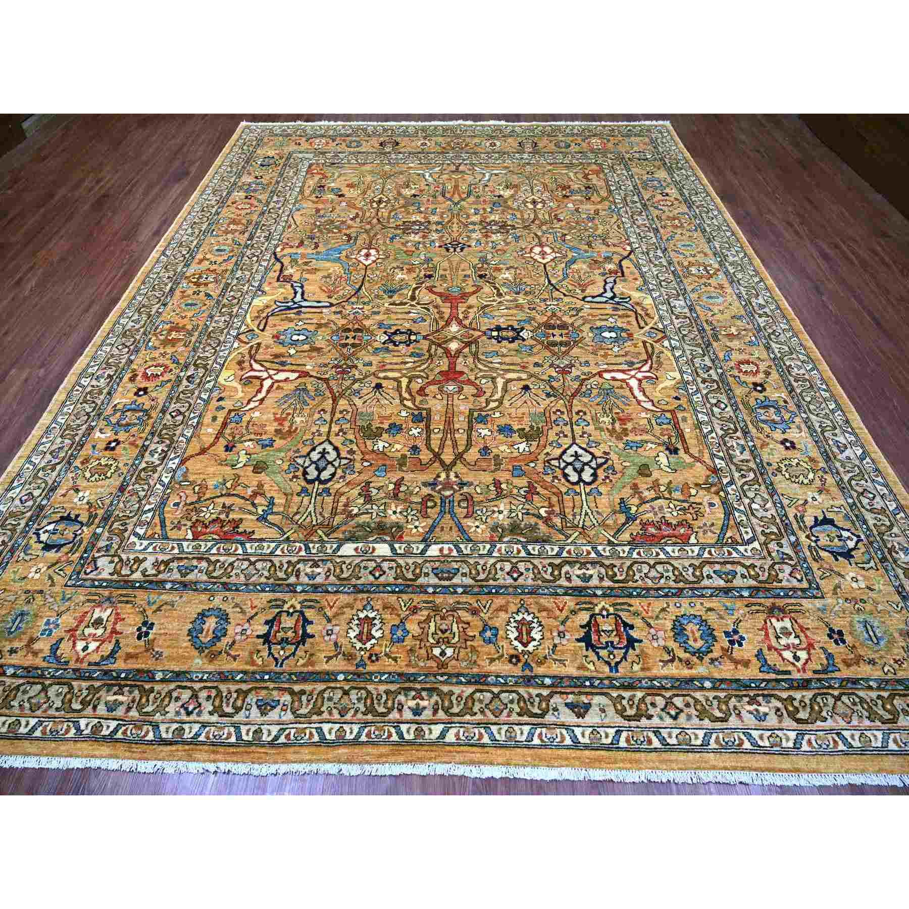 Tribal-Geometric-Hand-Knotted-Rug-111720