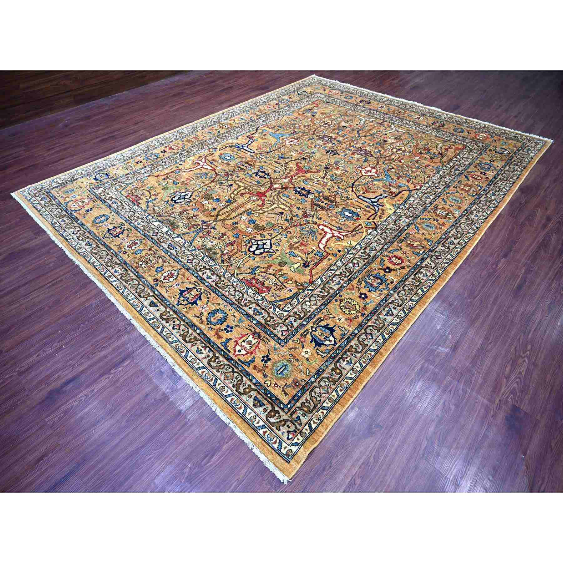 Tribal-Geometric-Hand-Knotted-Rug-111720