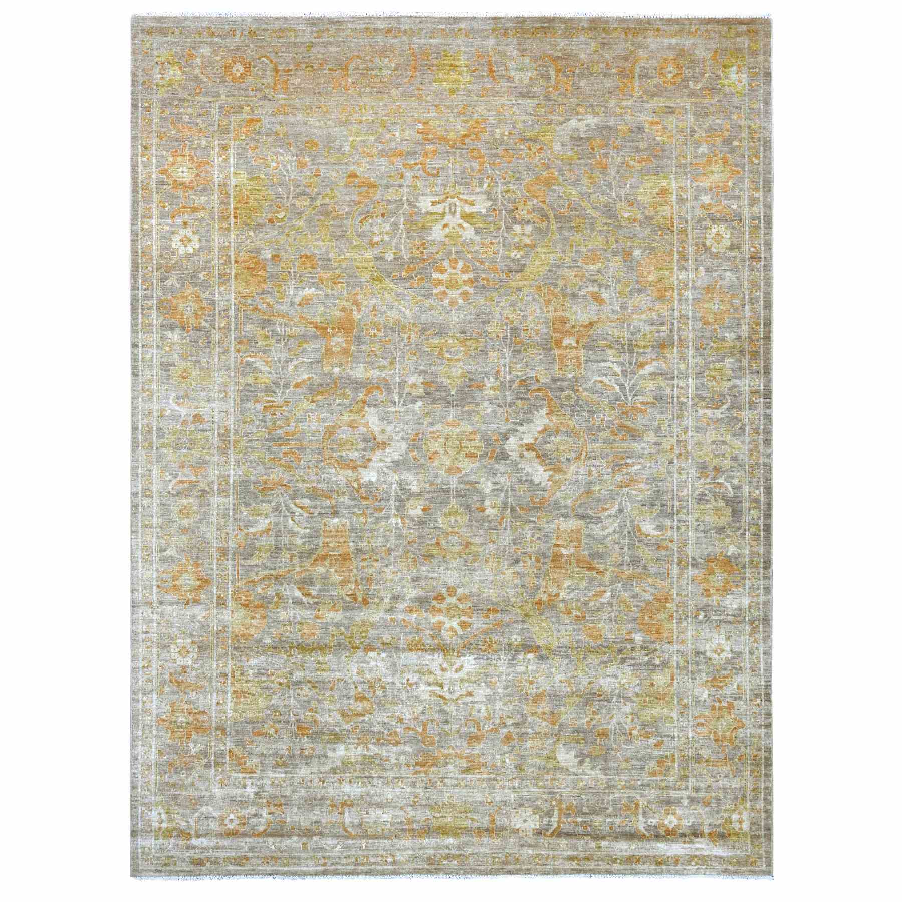 Tribal-Geometric-Hand-Knotted-Rug-111730