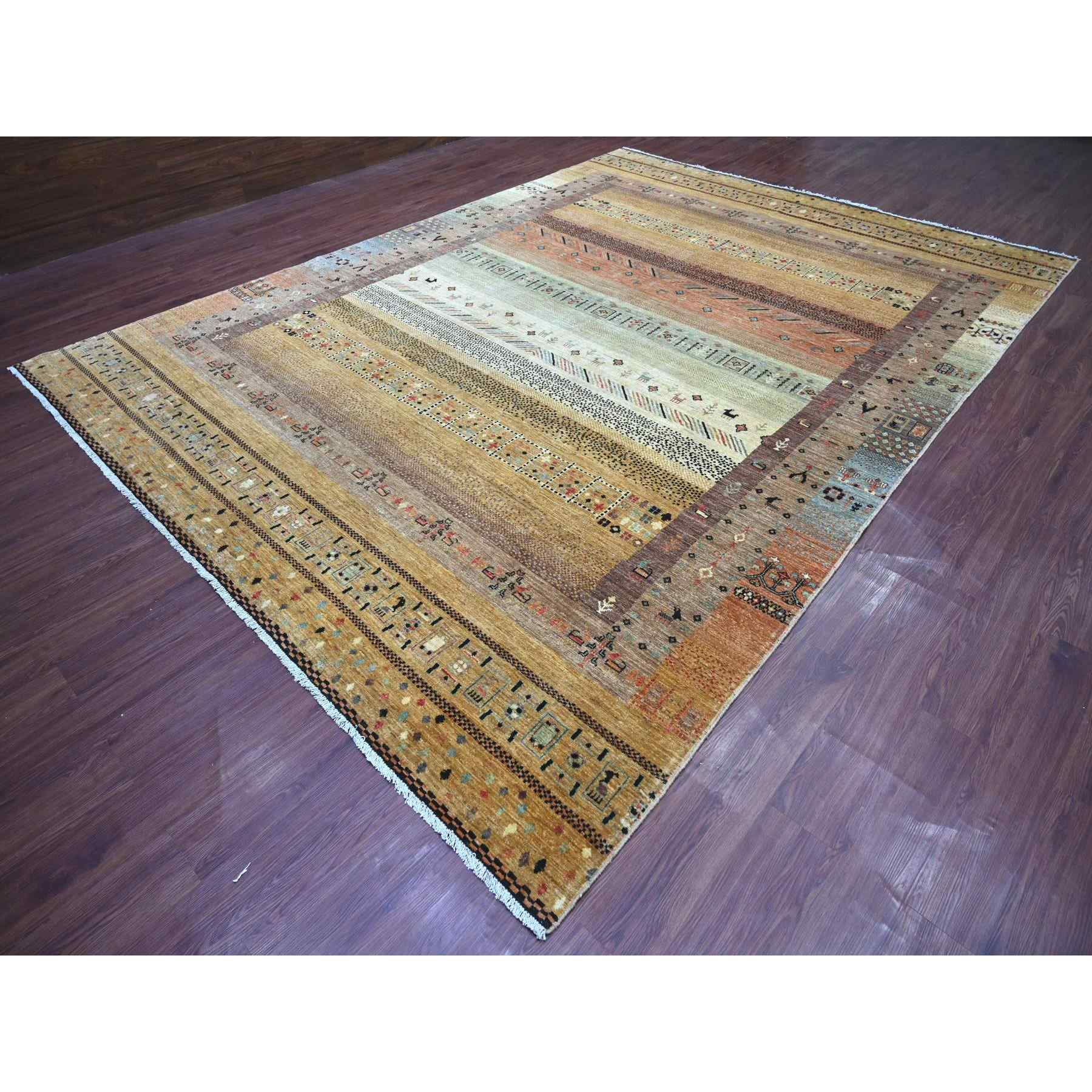 Tribal-Geometric-Hand-Knotted-Rug-111800