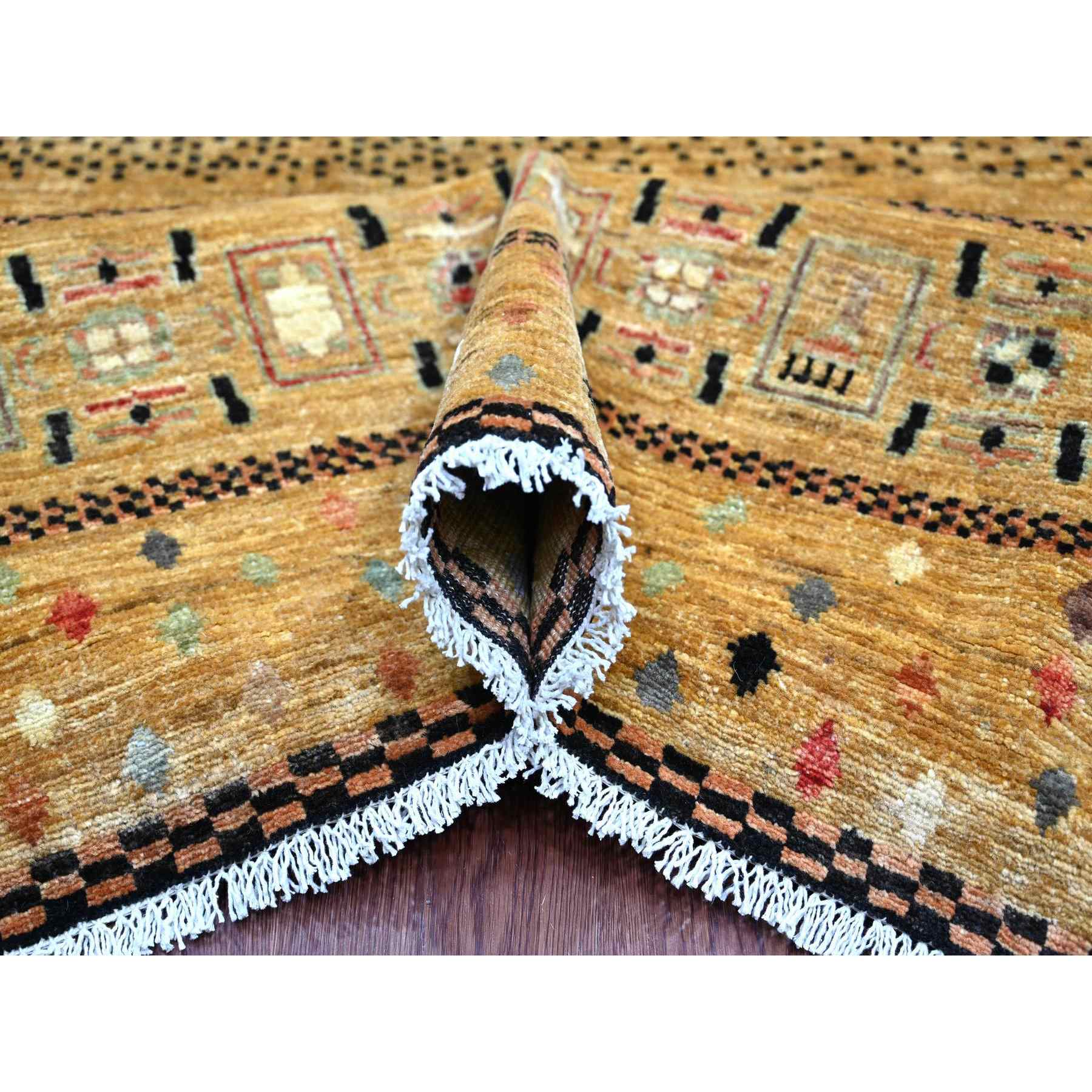 Tribal-Geometric-Hand-Knotted-Rug-111800