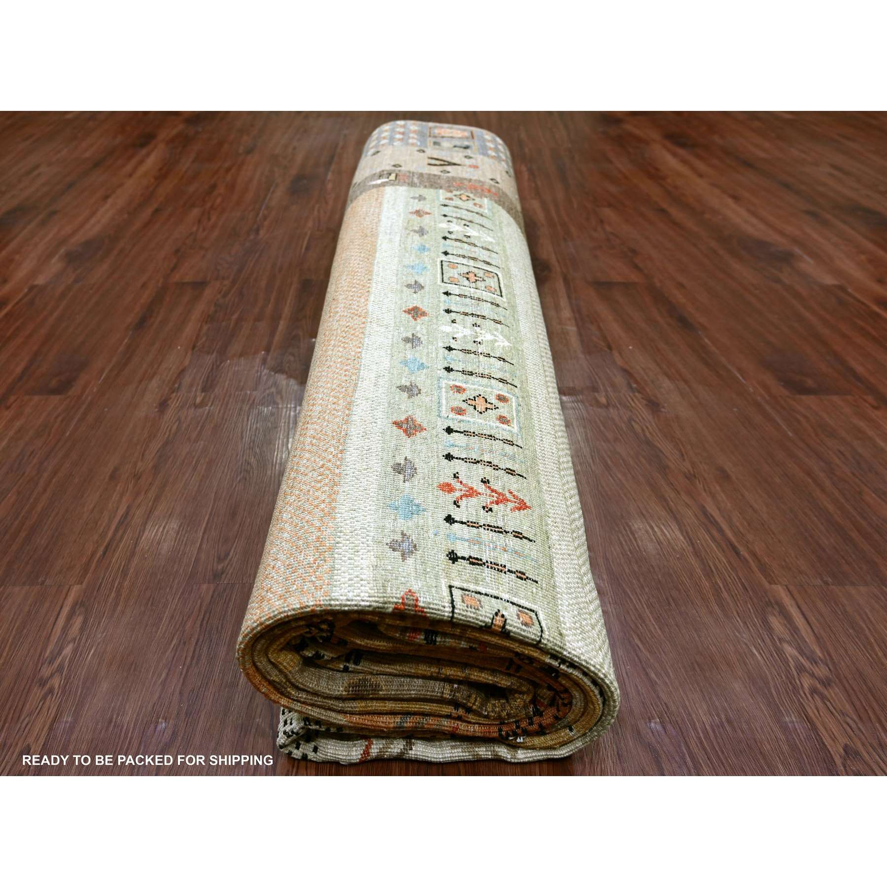 Tribal-Geometric-Hand-Knotted-Rug-111800