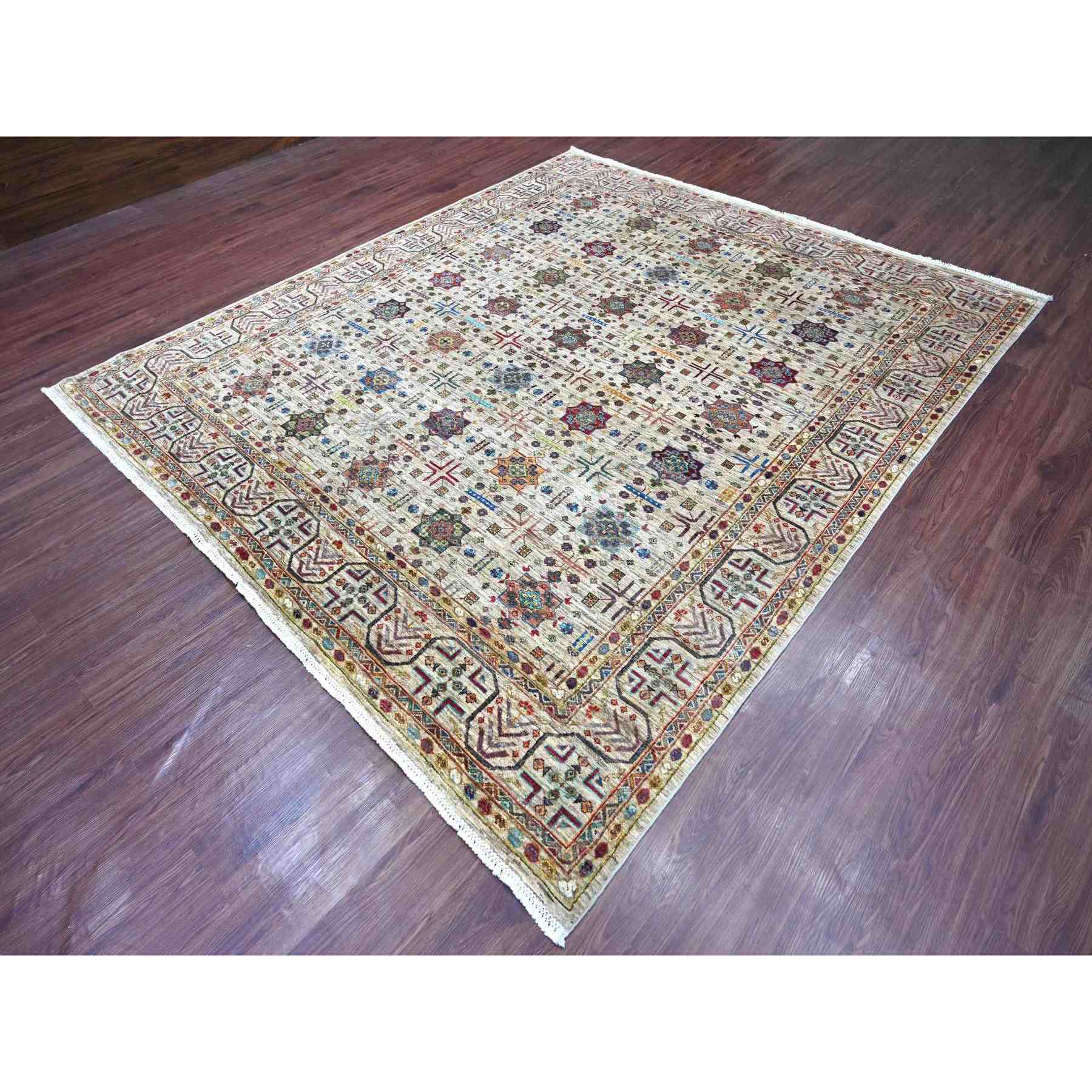 Tribal-Geometric-Hand-Knotted-Rug-111820
