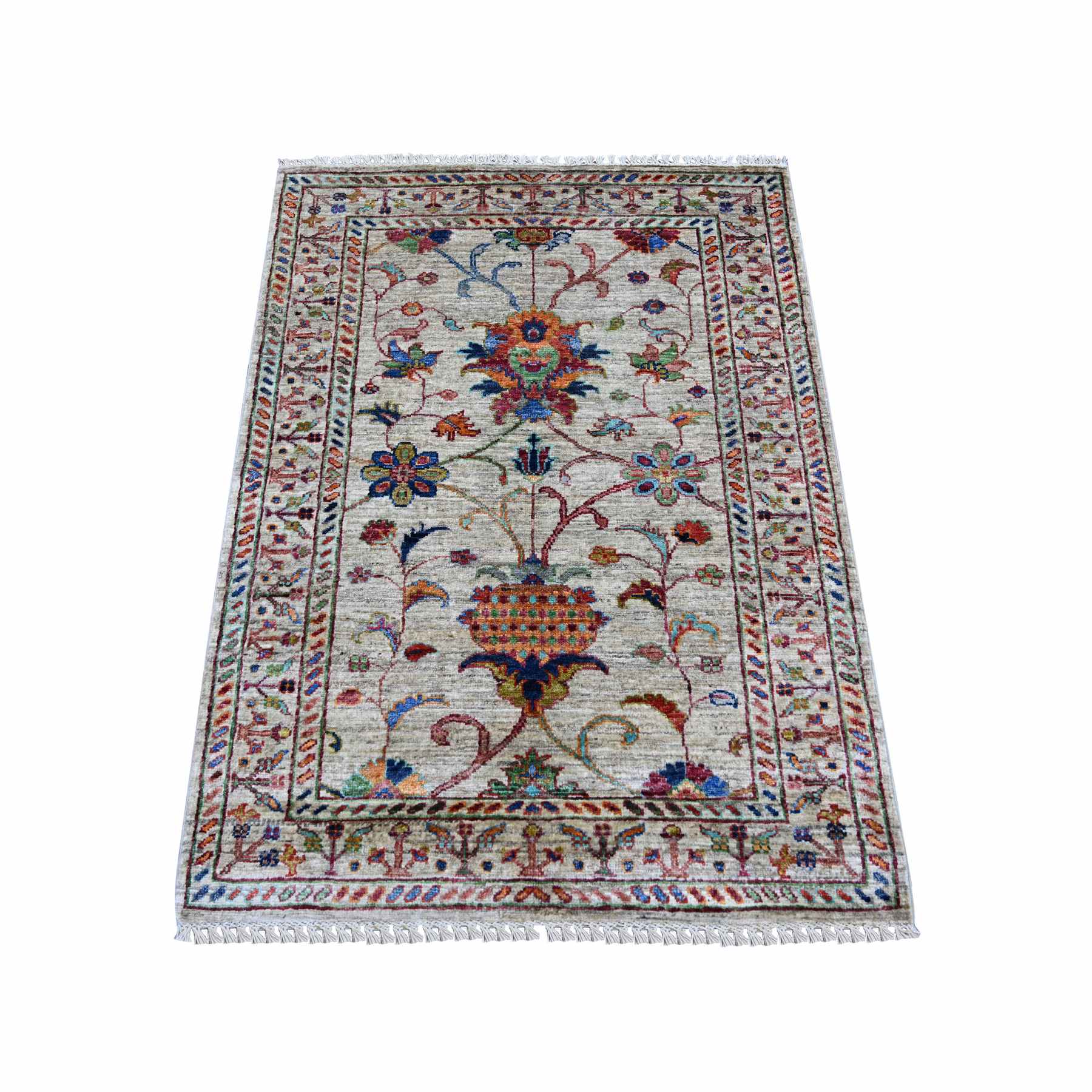 Tribal-Geometric-Hand-Knotted-Rug-111830