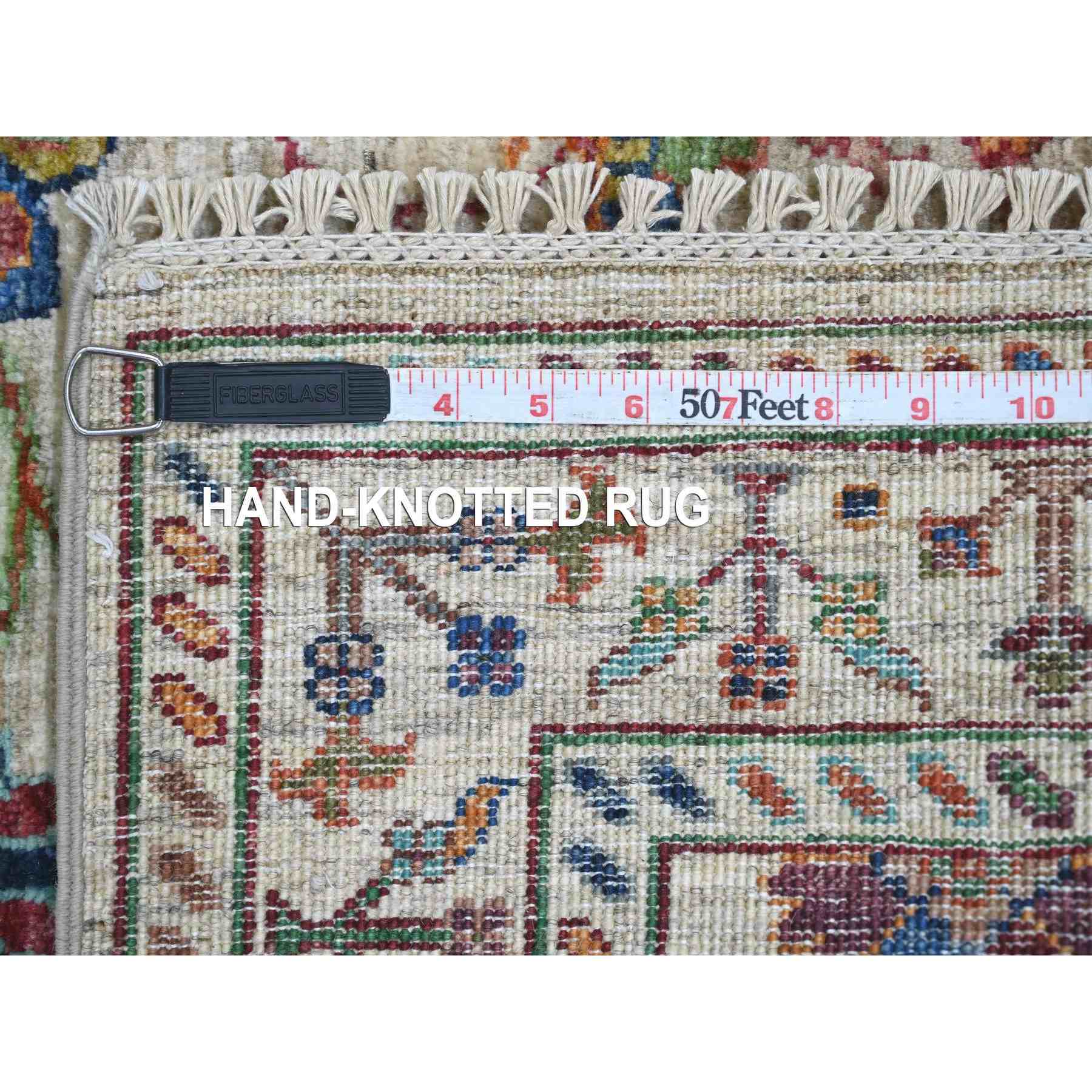 Tribal-Geometric-Hand-Knotted-Rug-111830
