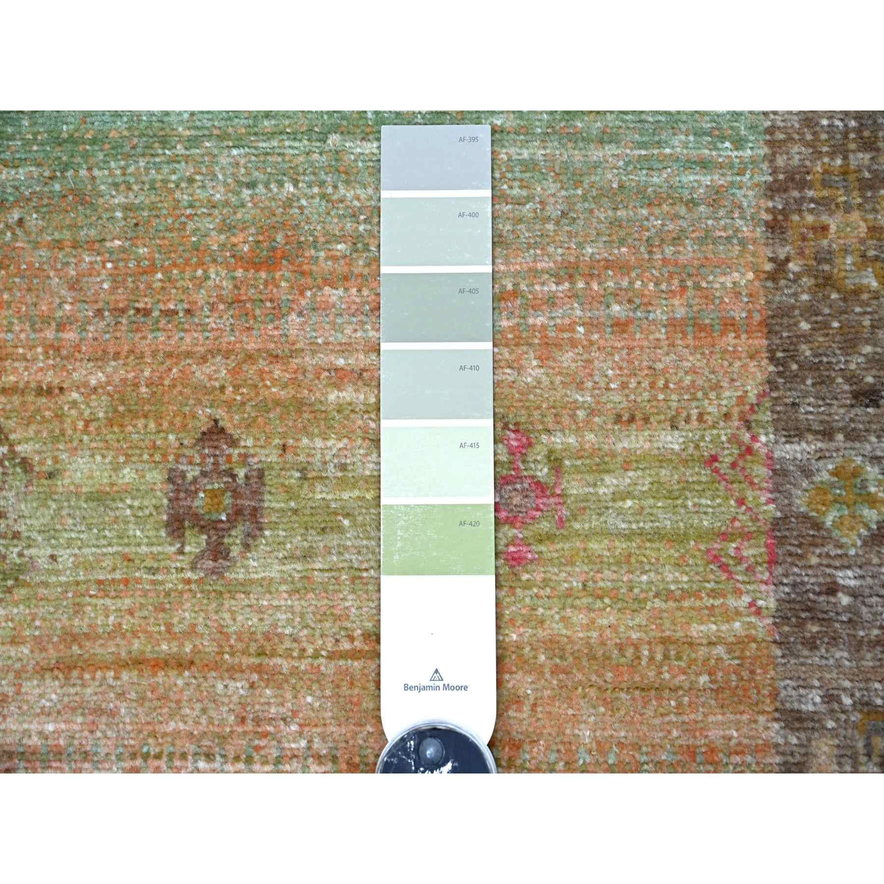 Tribal-Geometric-Hand-Knotted-Rug-111885