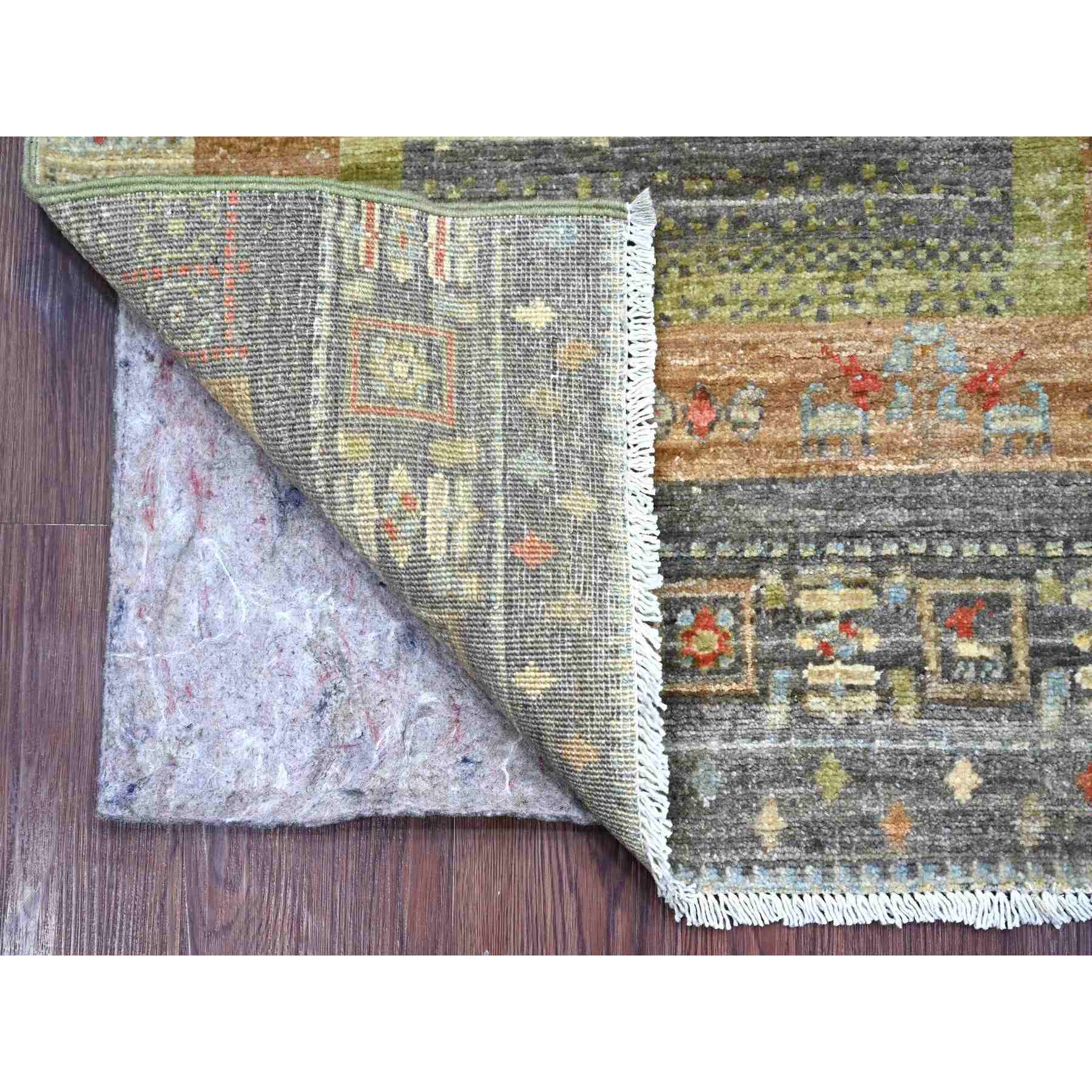 Tribal-Geometric-Hand-Knotted-Rug-111890