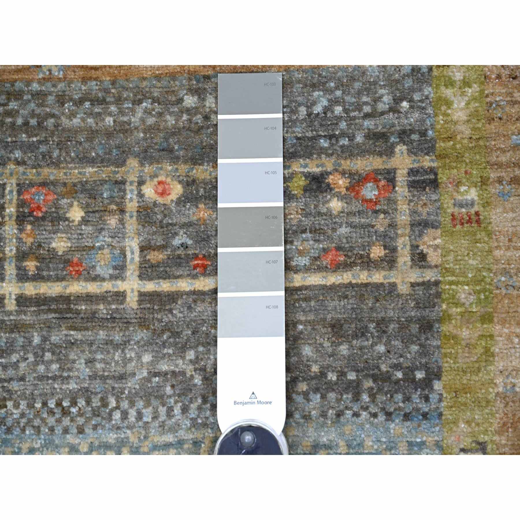 Tribal-Geometric-Hand-Knotted-Rug-111890