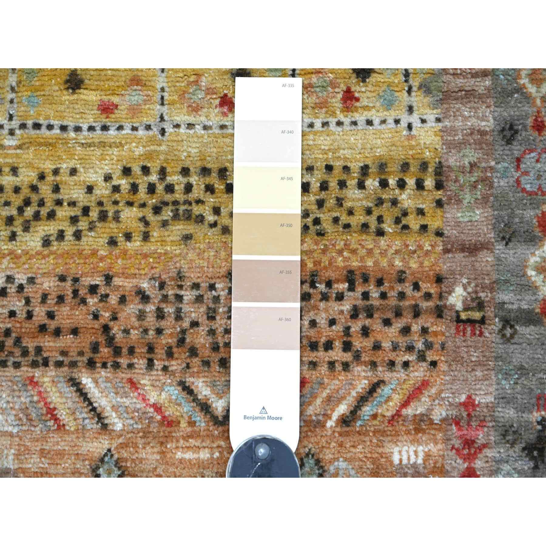 Tribal-Geometric-Hand-Knotted-Rug-111910