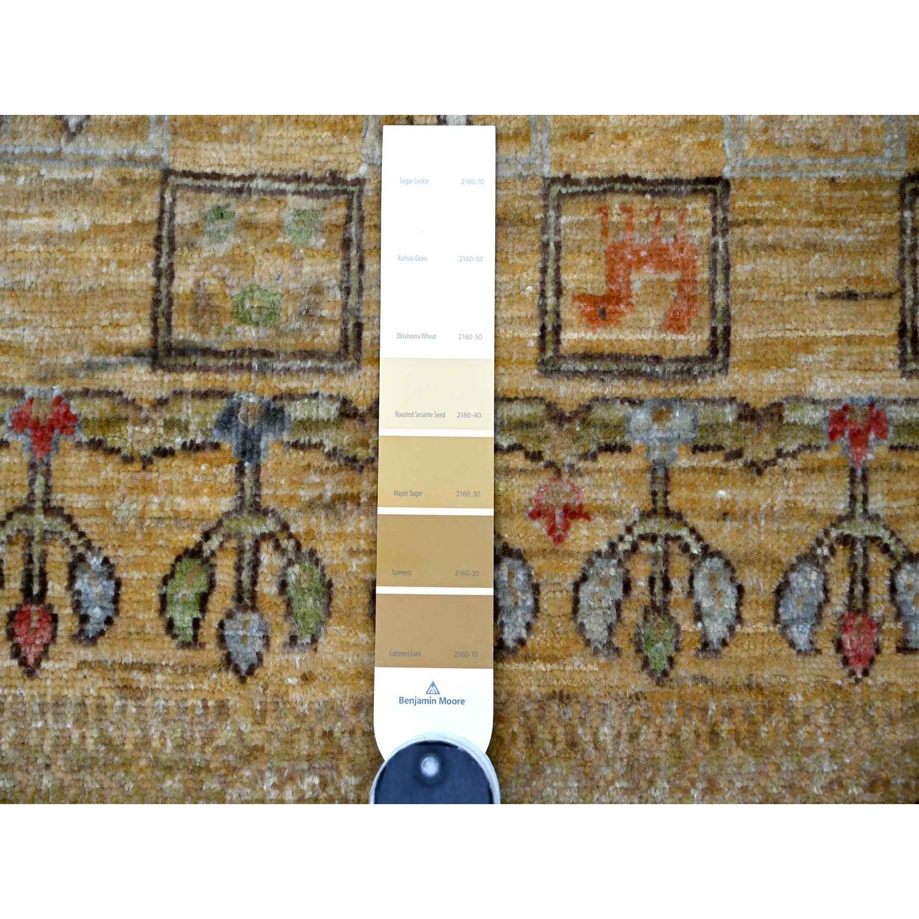 Tribal-Geometric-Hand-Knotted-Rug-112070