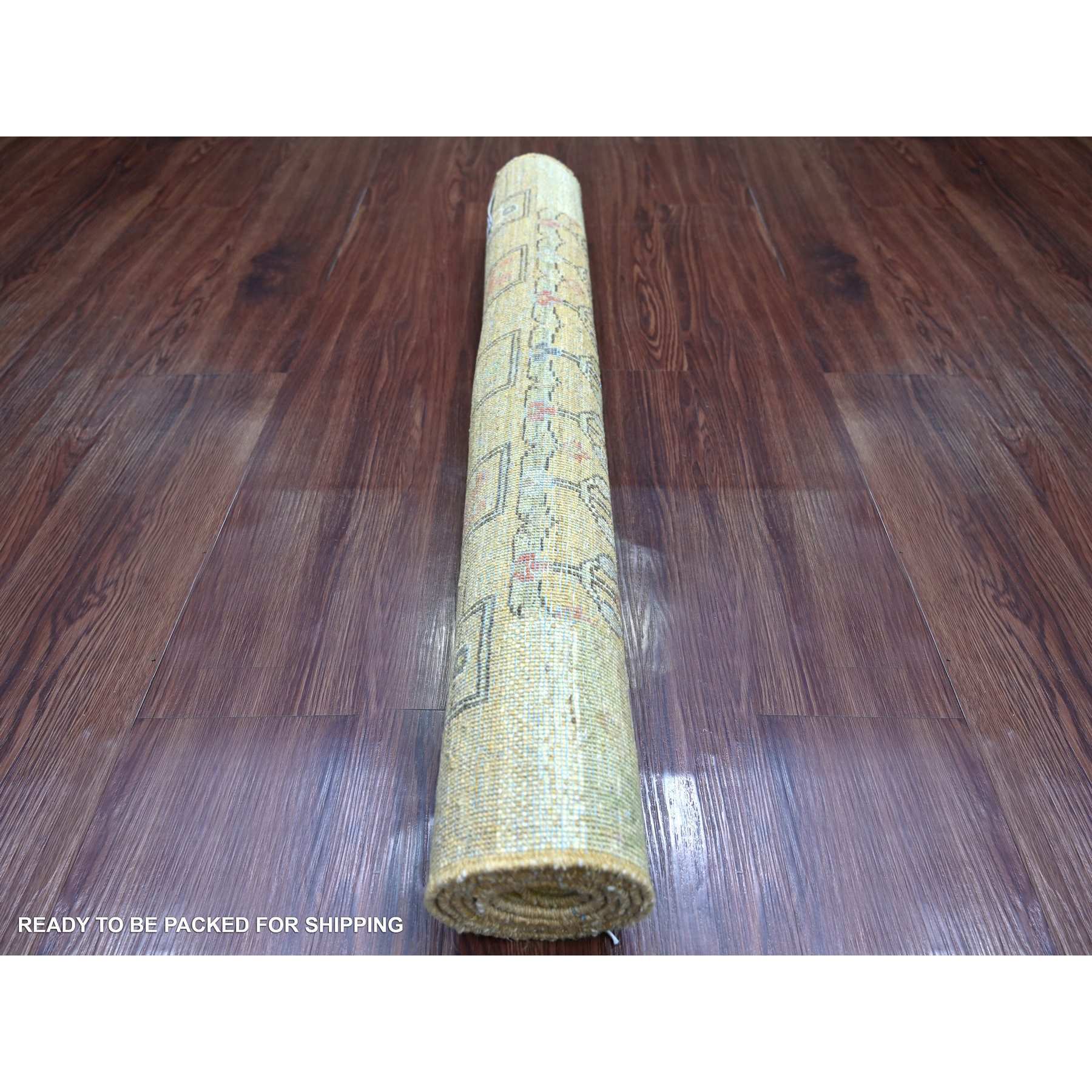 Tribal-Geometric-Hand-Knotted-Rug-112070