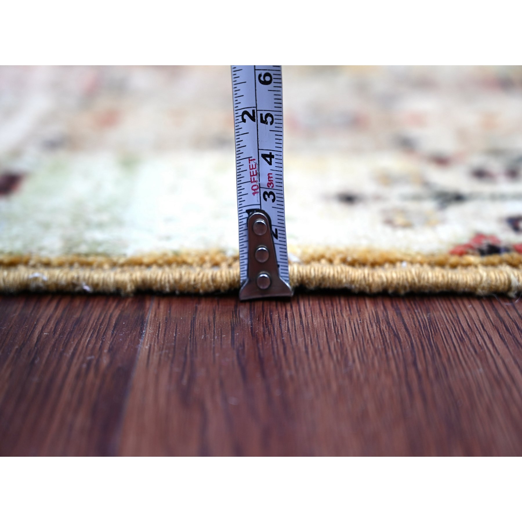Tribal-Geometric-Hand-Knotted-Rug-112075