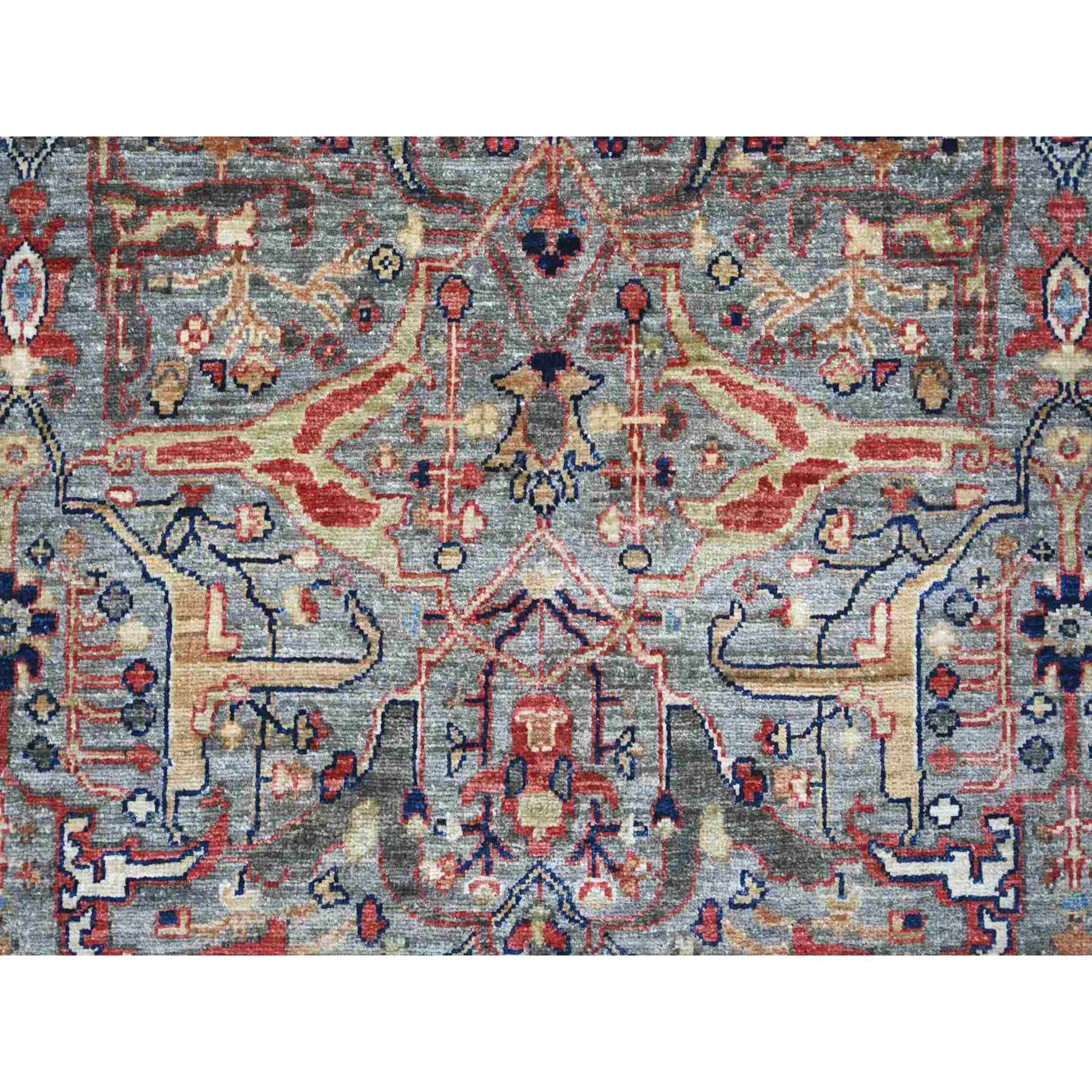 Tribal-Geometric-Hand-Knotted-Rug-112140