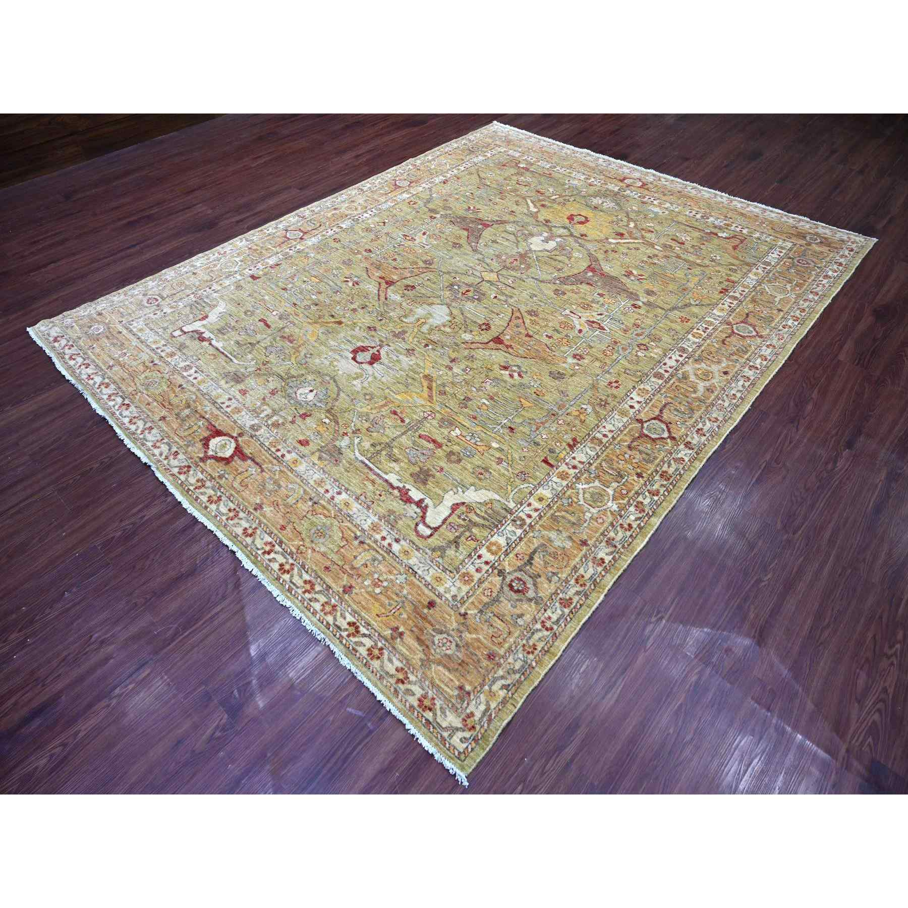 Tribal-Geometric-Hand-Knotted-Rug-112145