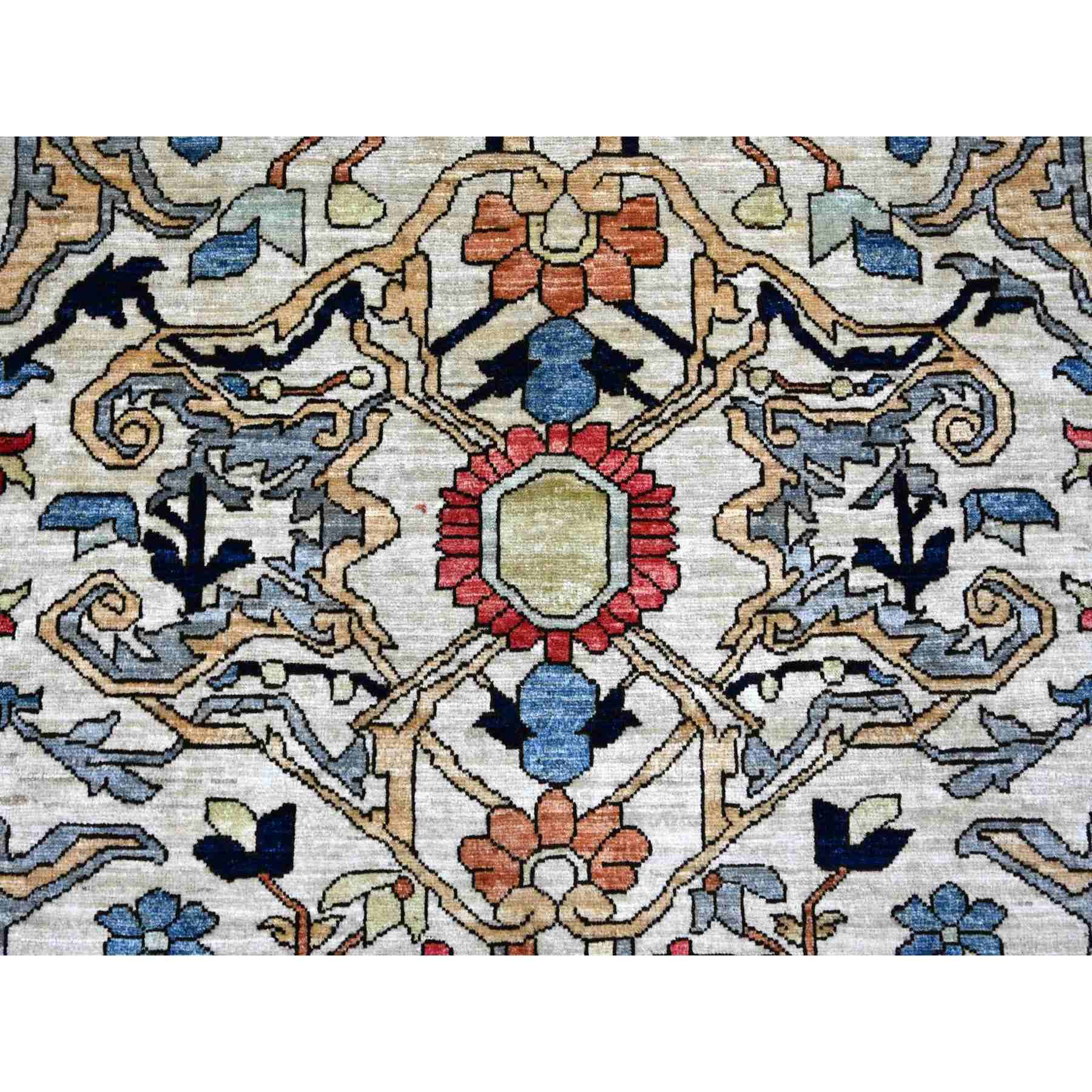 Tribal-Geometric-Hand-Knotted-Rug-112150