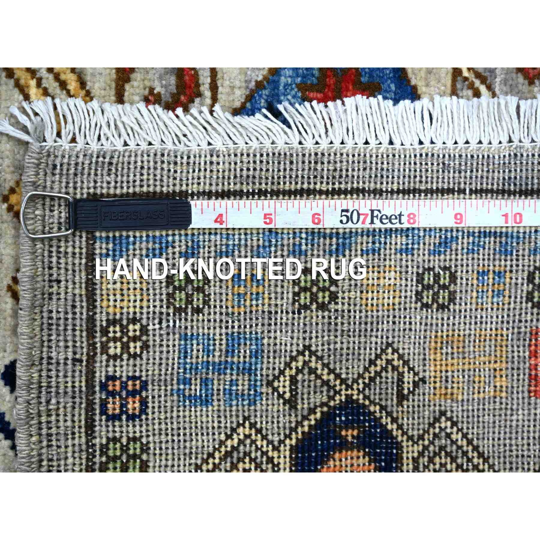 Tribal-Geometric-Hand-Knotted-Rug-112170