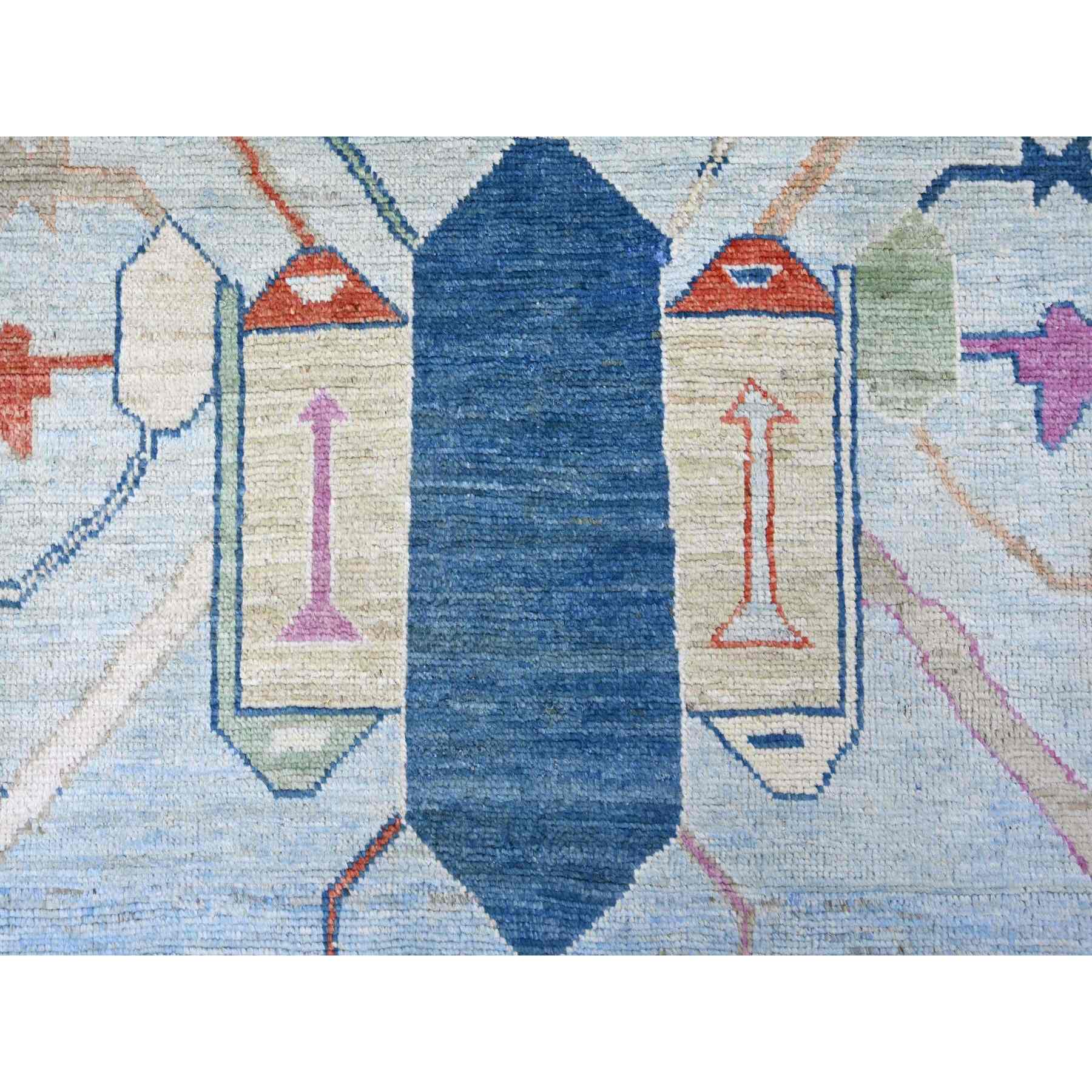 Tribal-Geometric-Hand-Knotted-Rug-112185