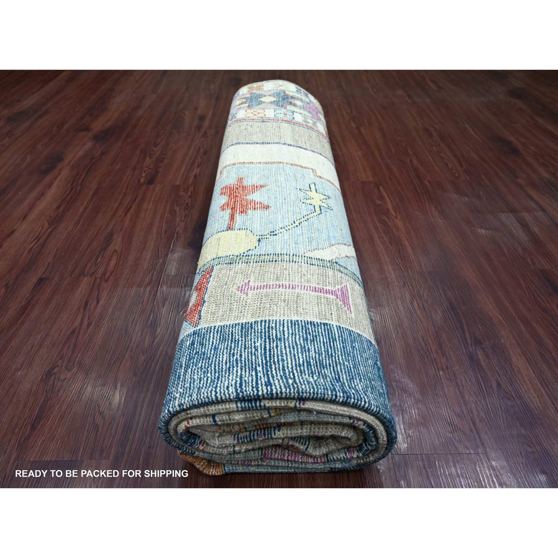 Tribal-Geometric-Hand-Knotted-Rug-112185