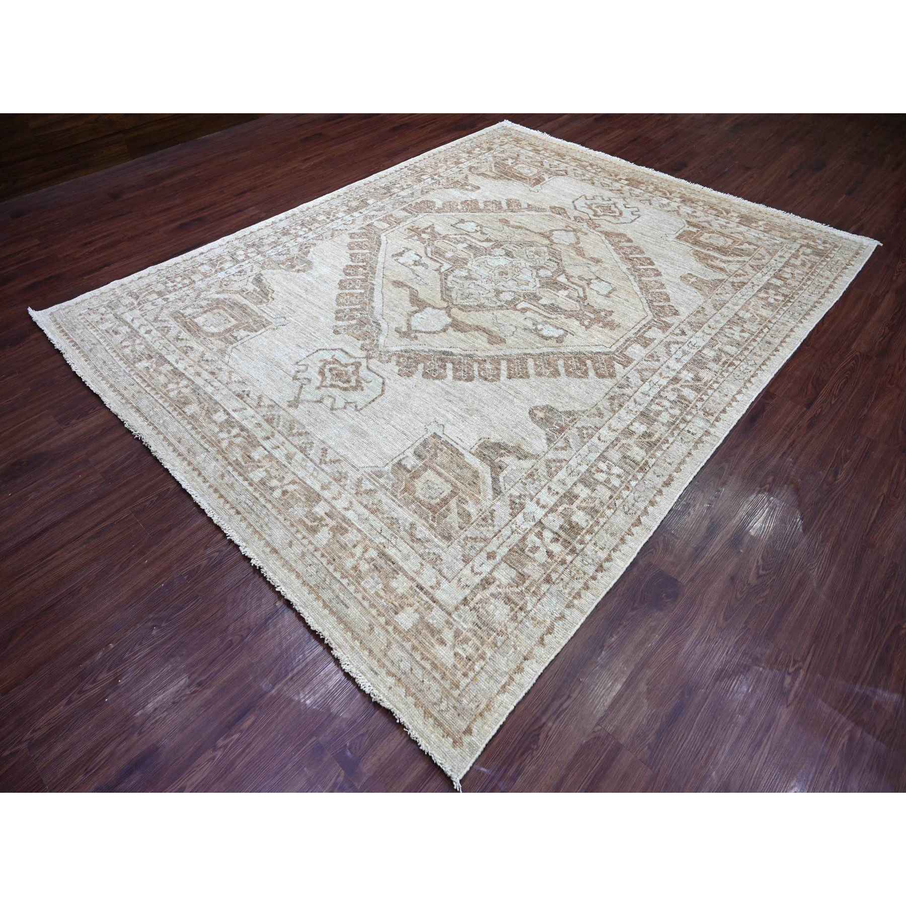 Tribal-Geometric-Hand-Knotted-Rug-112190
