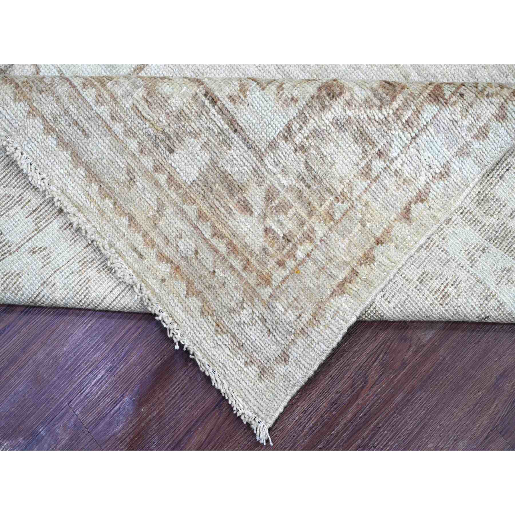 Tribal-Geometric-Hand-Knotted-Rug-112190