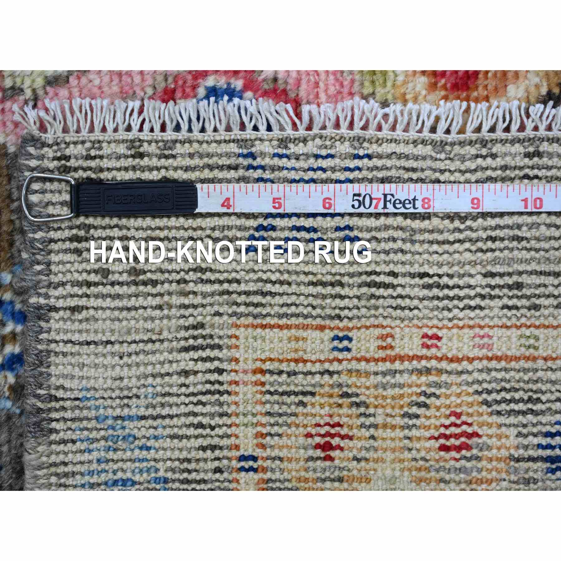 Tribal-Geometric-Hand-Knotted-Rug-112195
