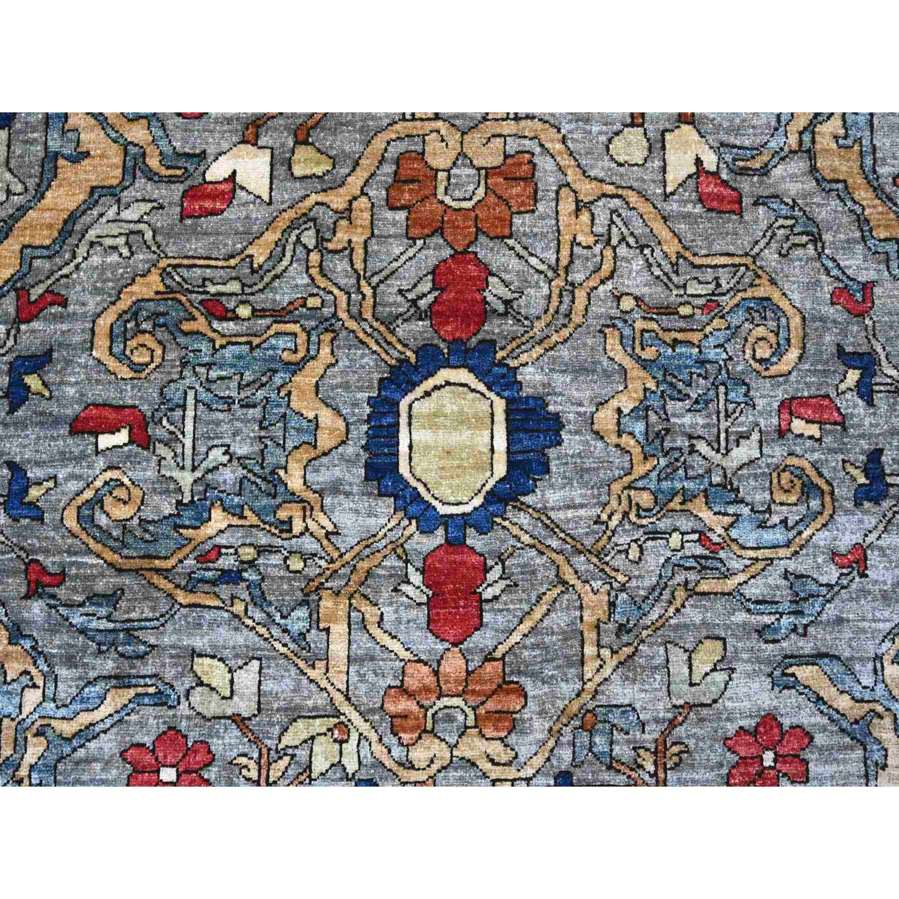 Tribal-Geometric-Hand-Knotted-Rug-112235