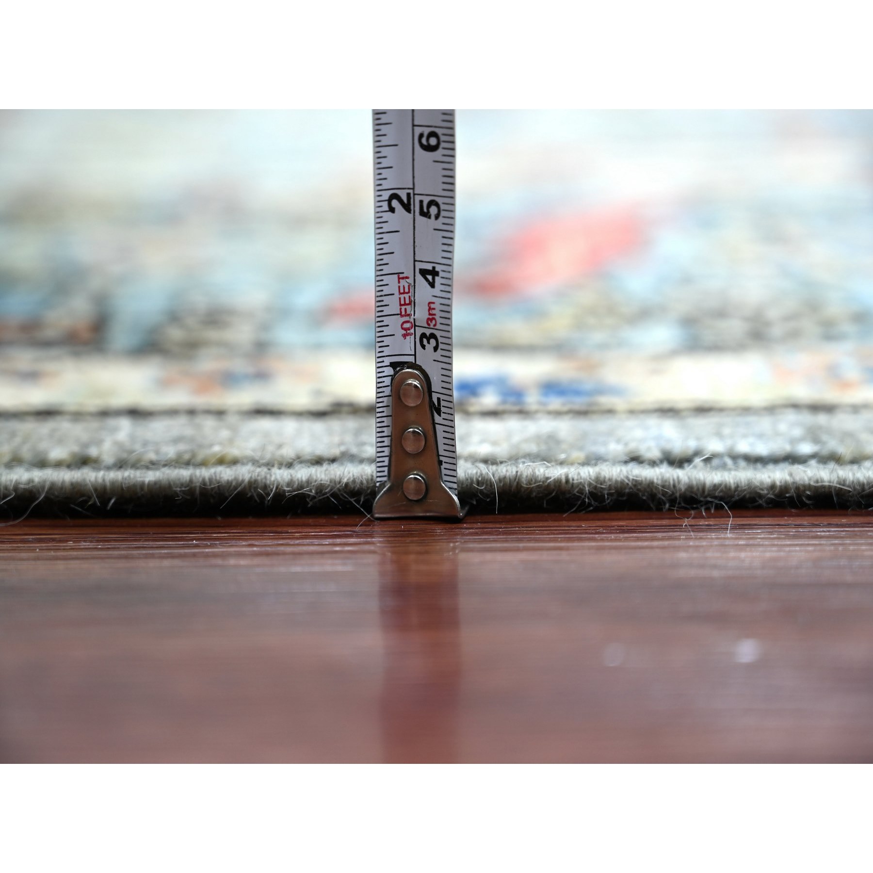 Tribal-Geometric-Hand-Knotted-Rug-112235
