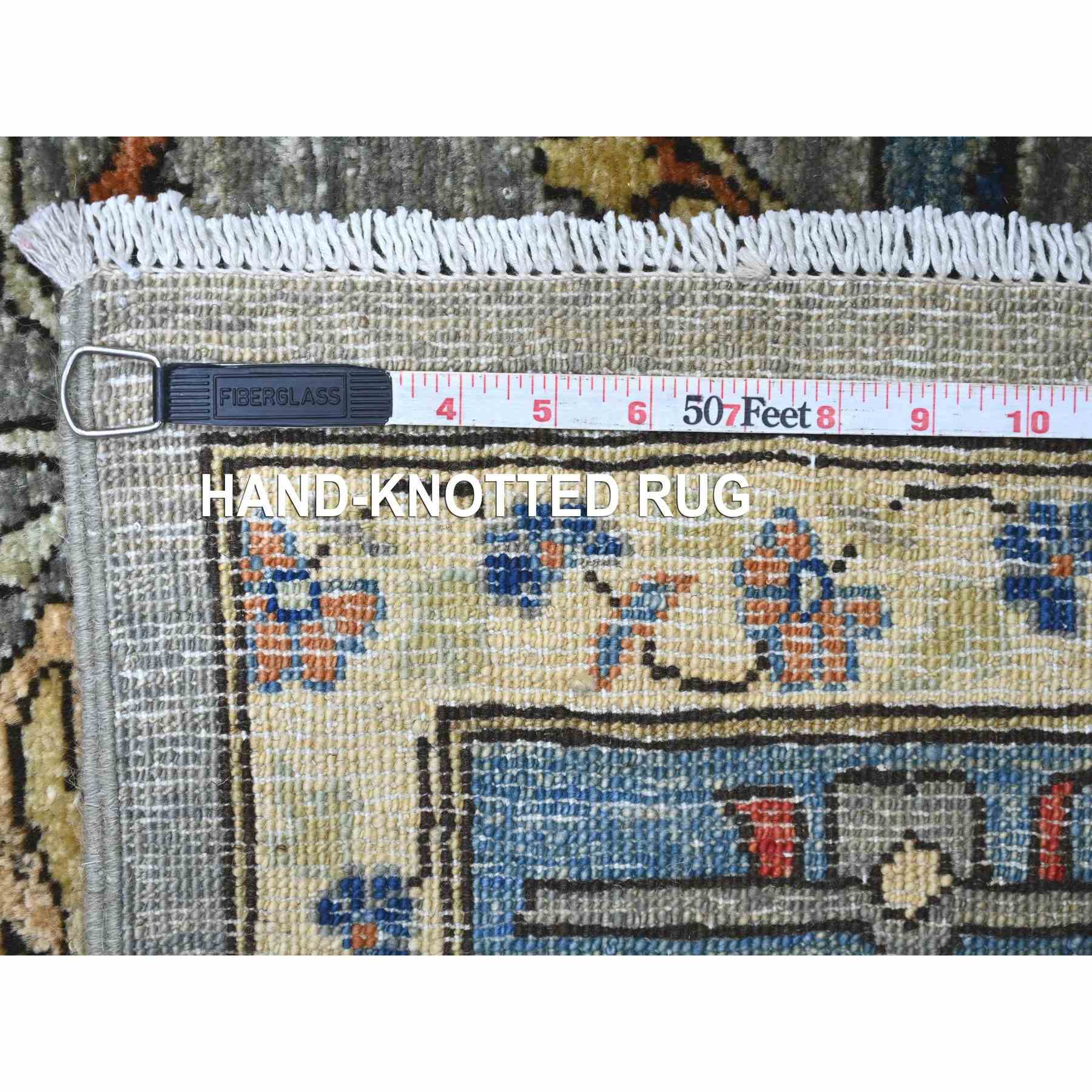 Tribal-Geometric-Hand-Knotted-Rug-112235