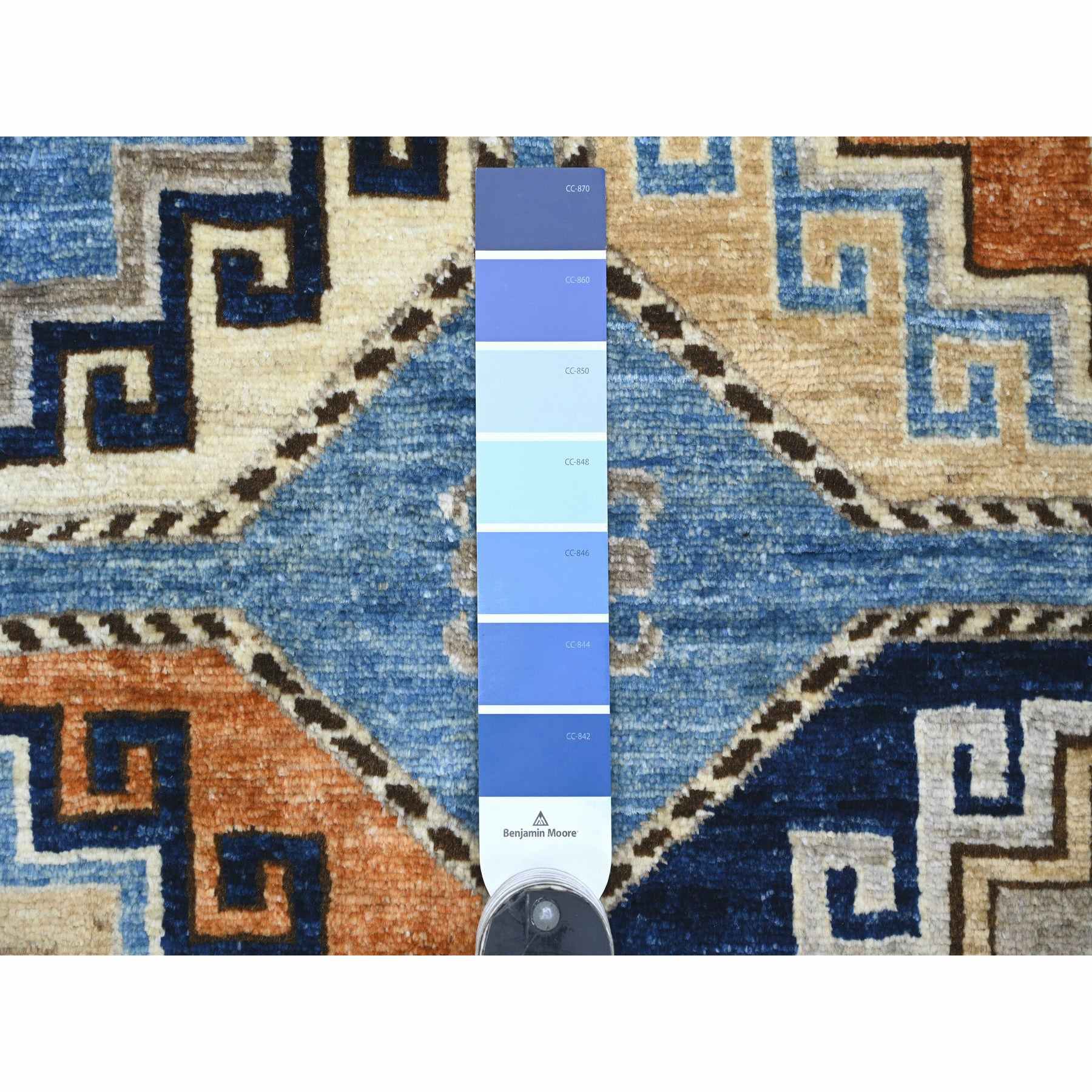 Tribal-Geometric-Hand-Knotted-Rug-112255