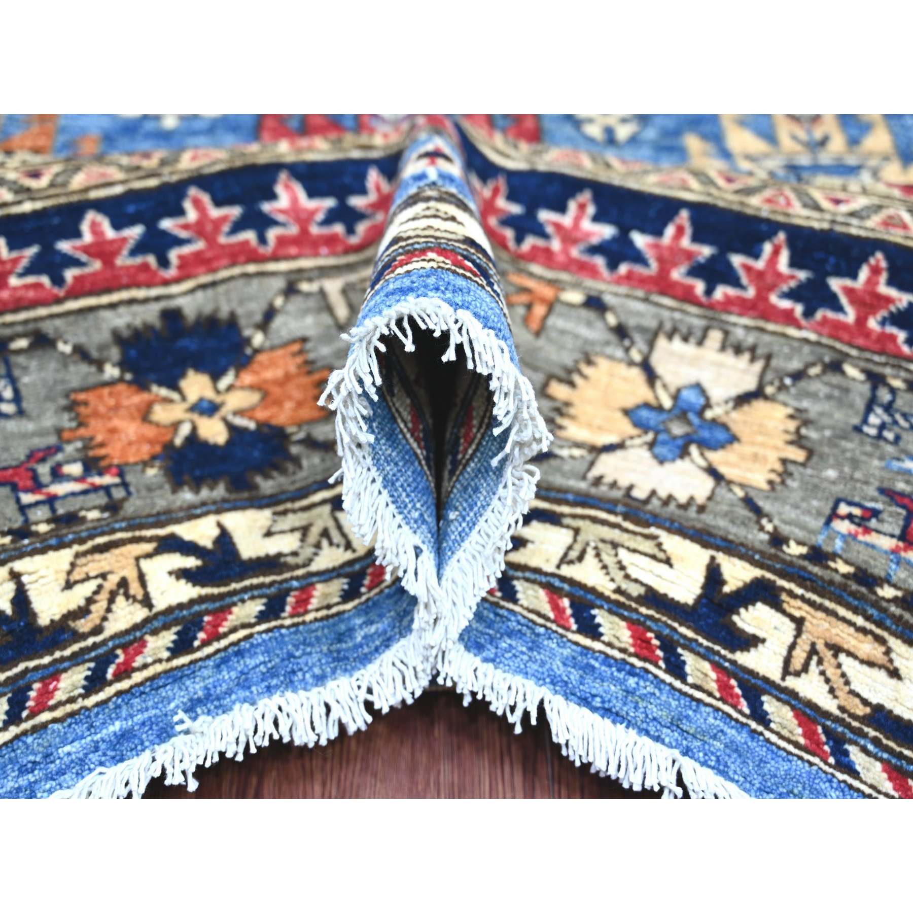 Tribal-Geometric-Hand-Knotted-Rug-112265