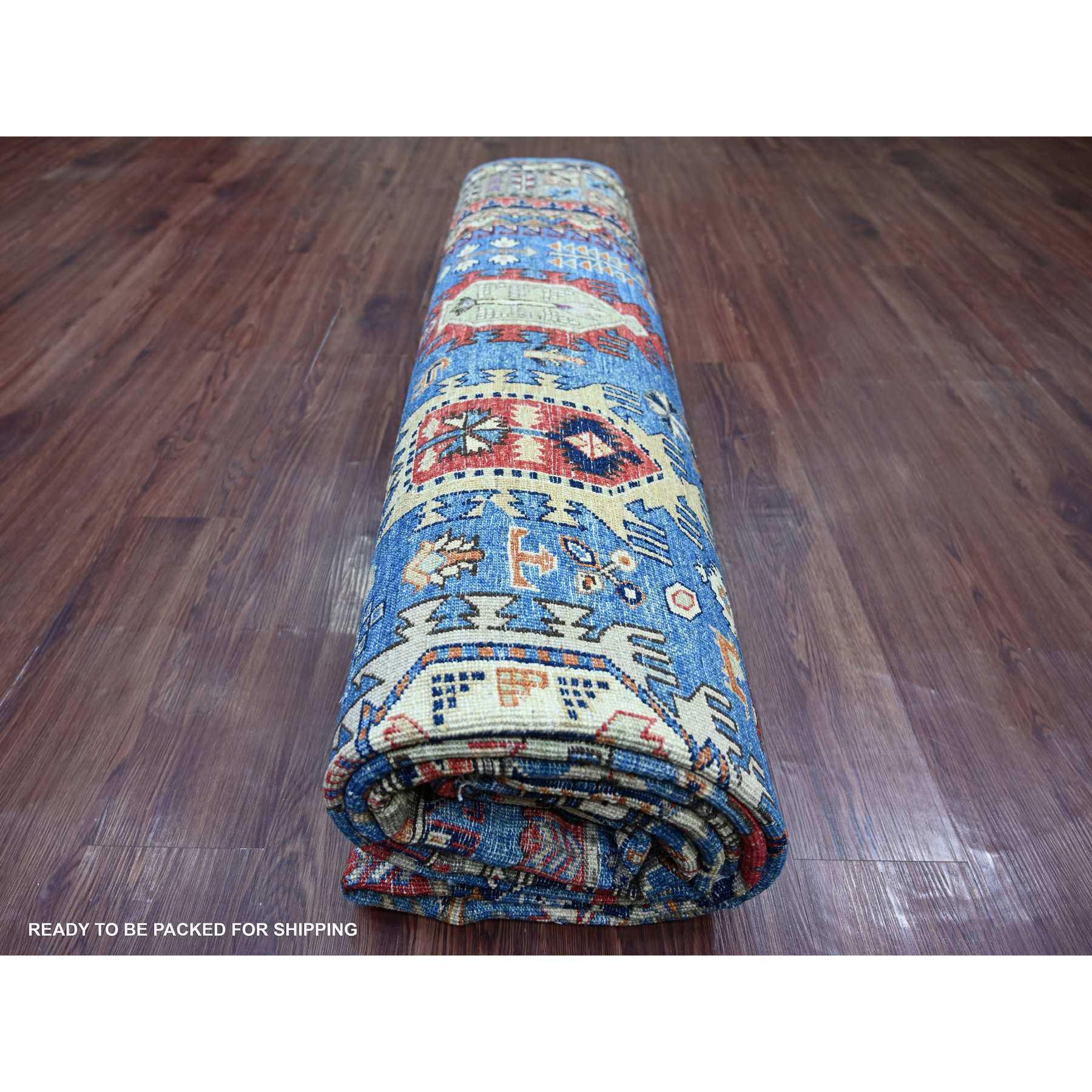 Tribal-Geometric-Hand-Knotted-Rug-112265