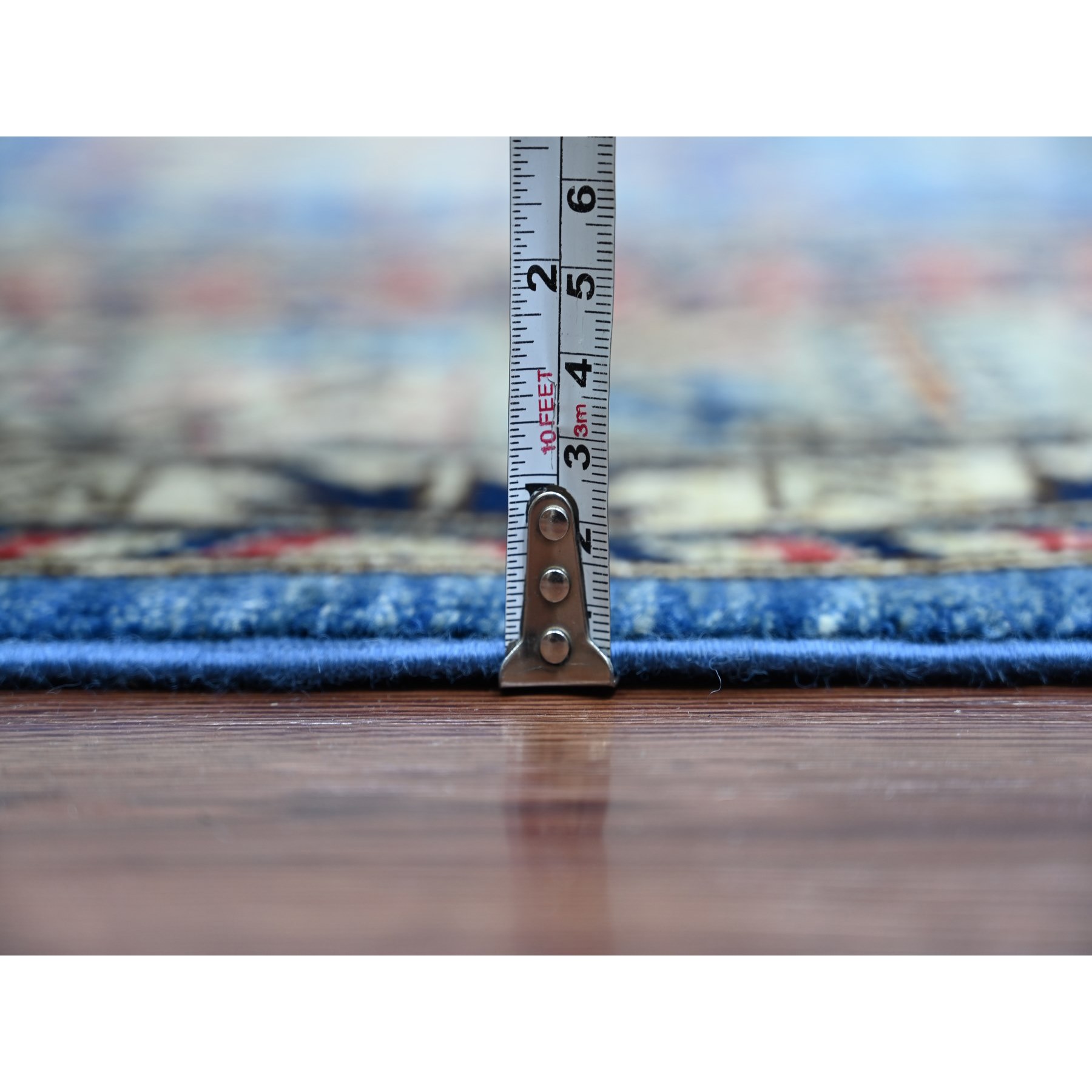 Tribal-Geometric-Hand-Knotted-Rug-112265
